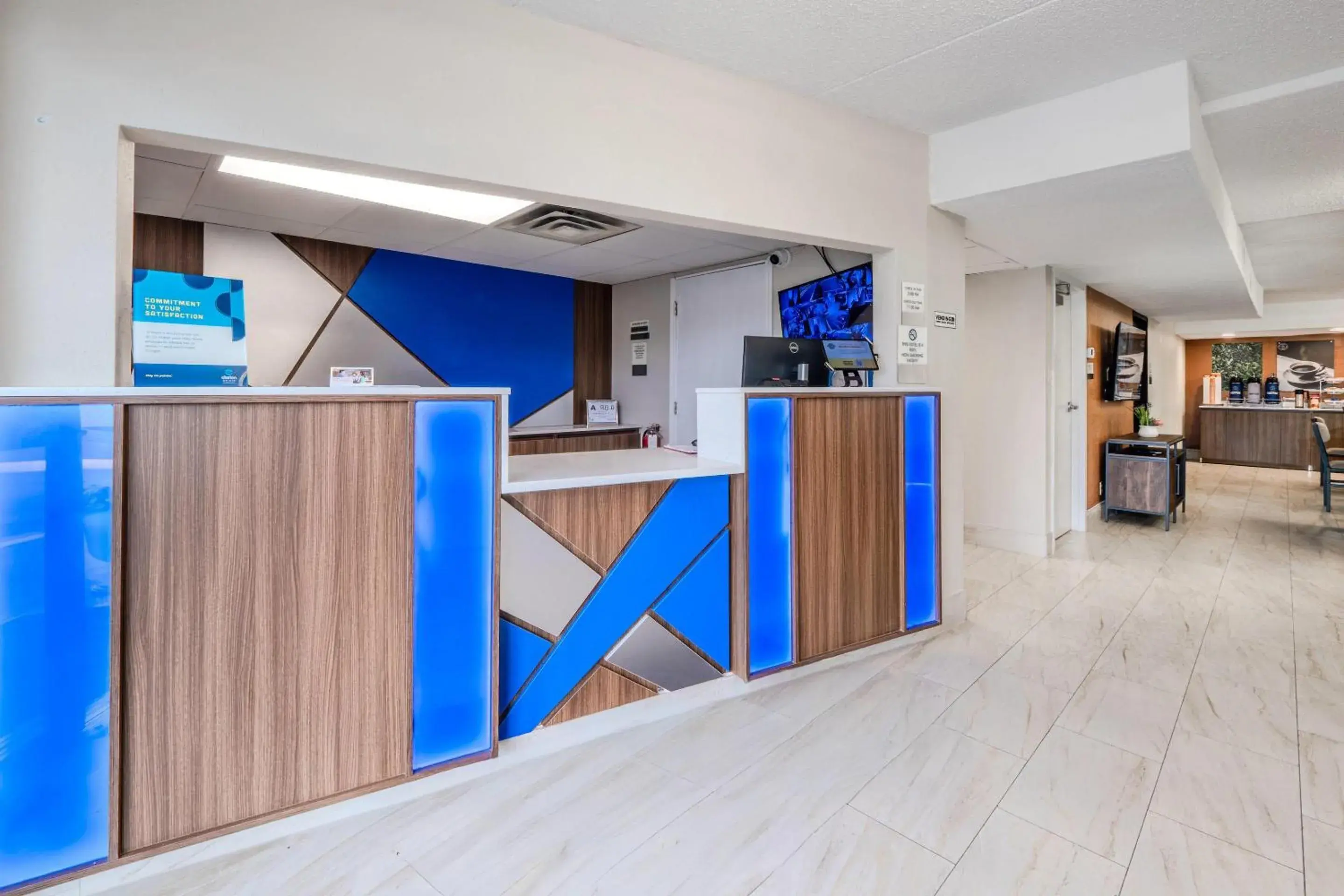 Lobby or reception in Clarion Pointe Winston - Salem Downtown Lobby or reception in Clarion Pointe Winston - Salem Downtown