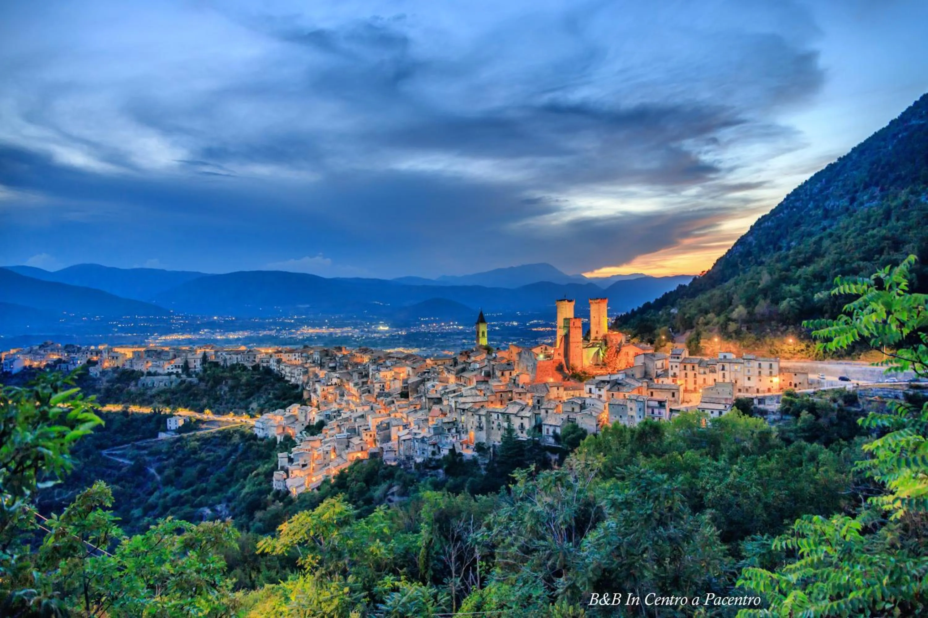 City view in B&B In Centro a Pacentro