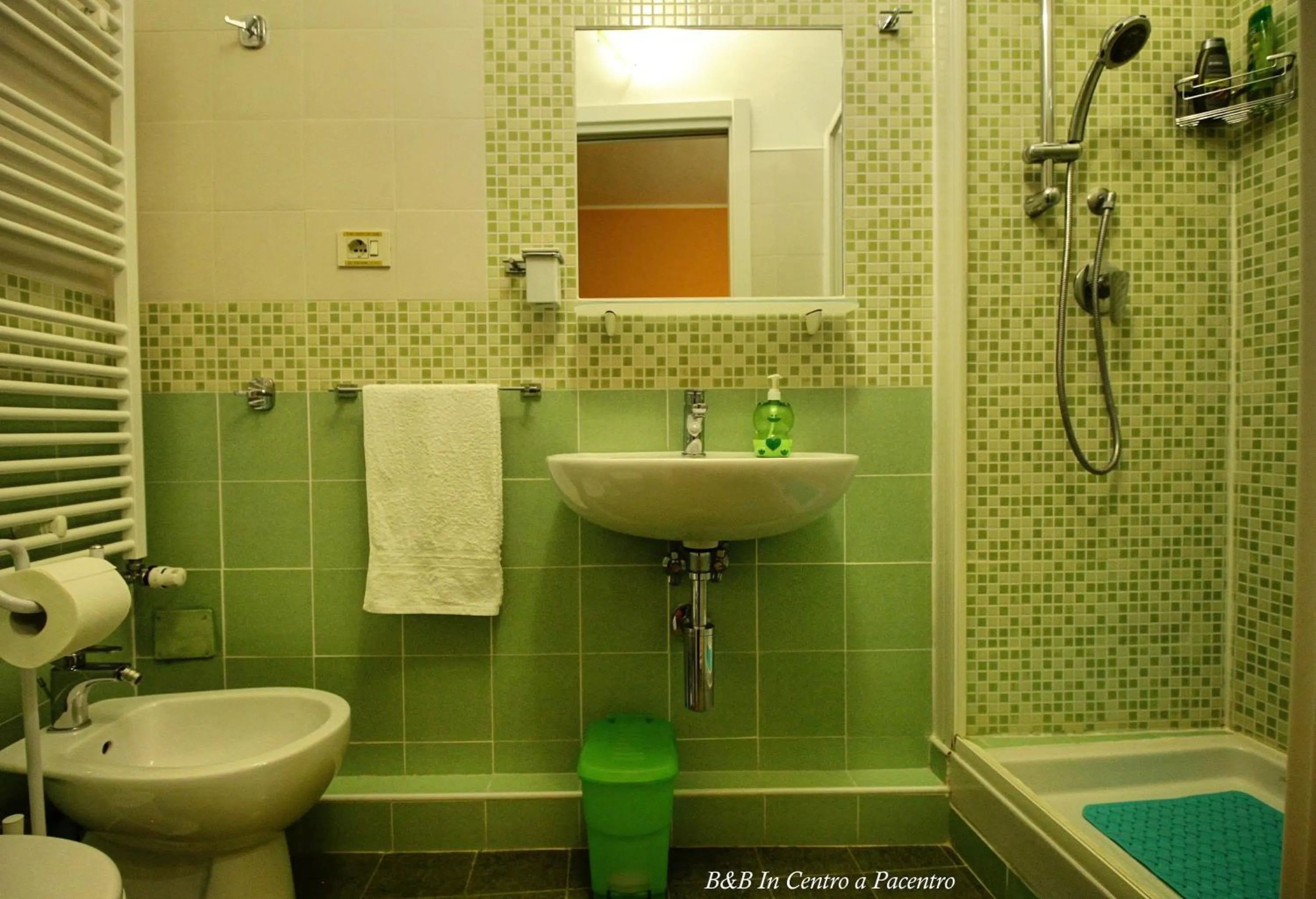 Shower in B&B In Centro a Pacentro