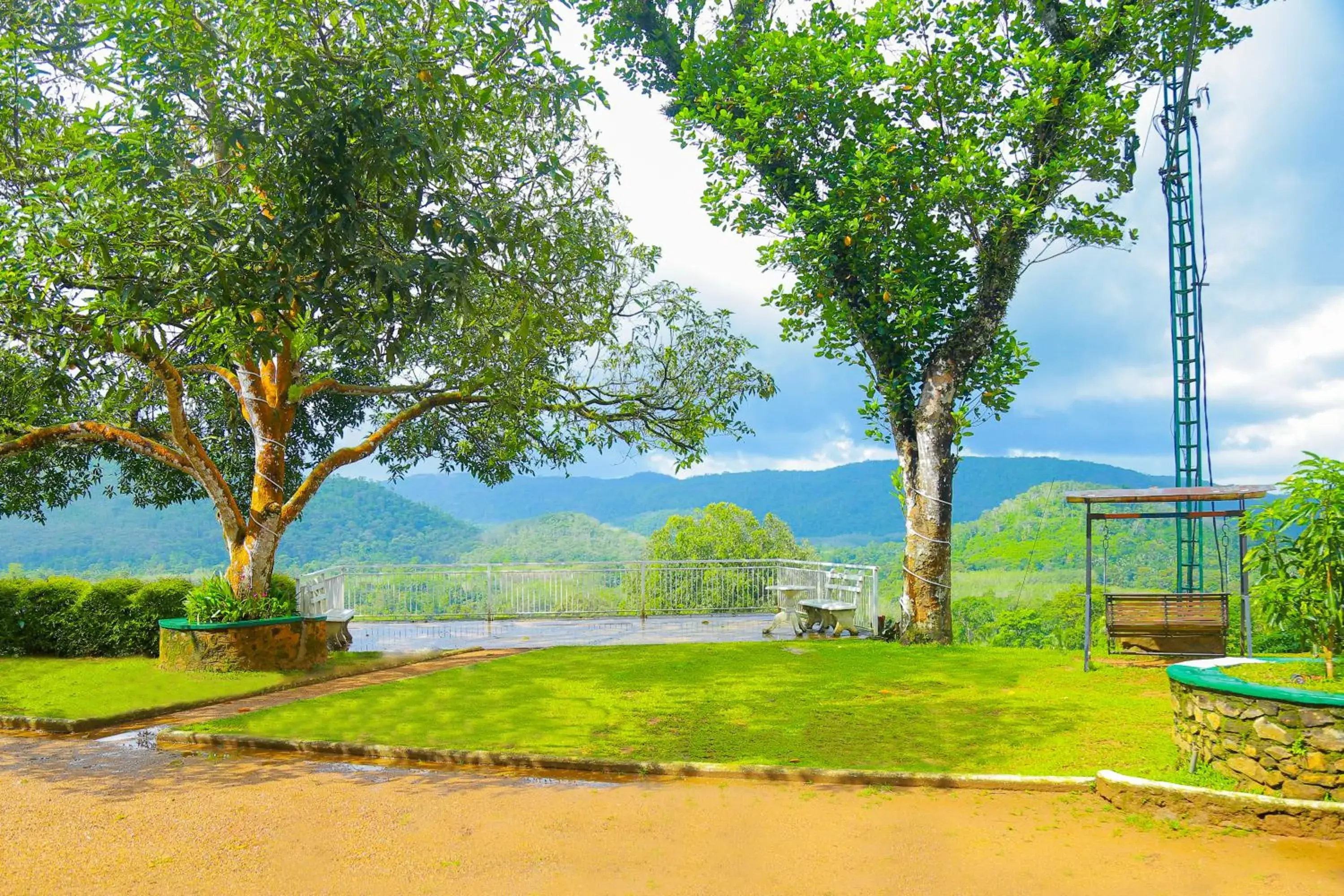 Garden view in Wijaya Holiday Resort Garden view in Wijaya Holiday Resort