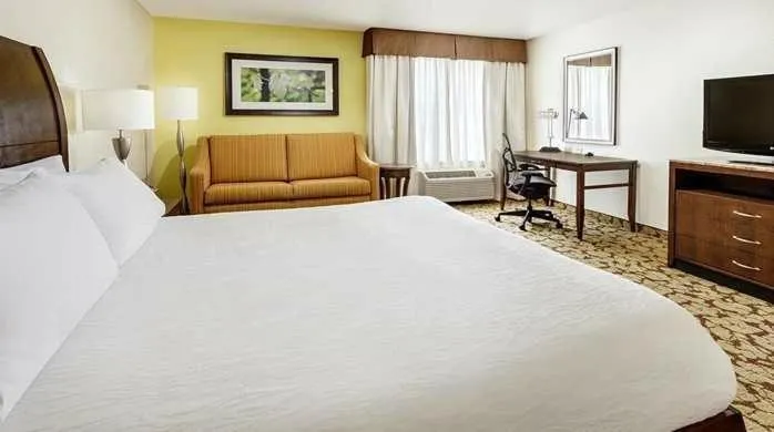Bed in Wyndham Garden New Orleans Airport