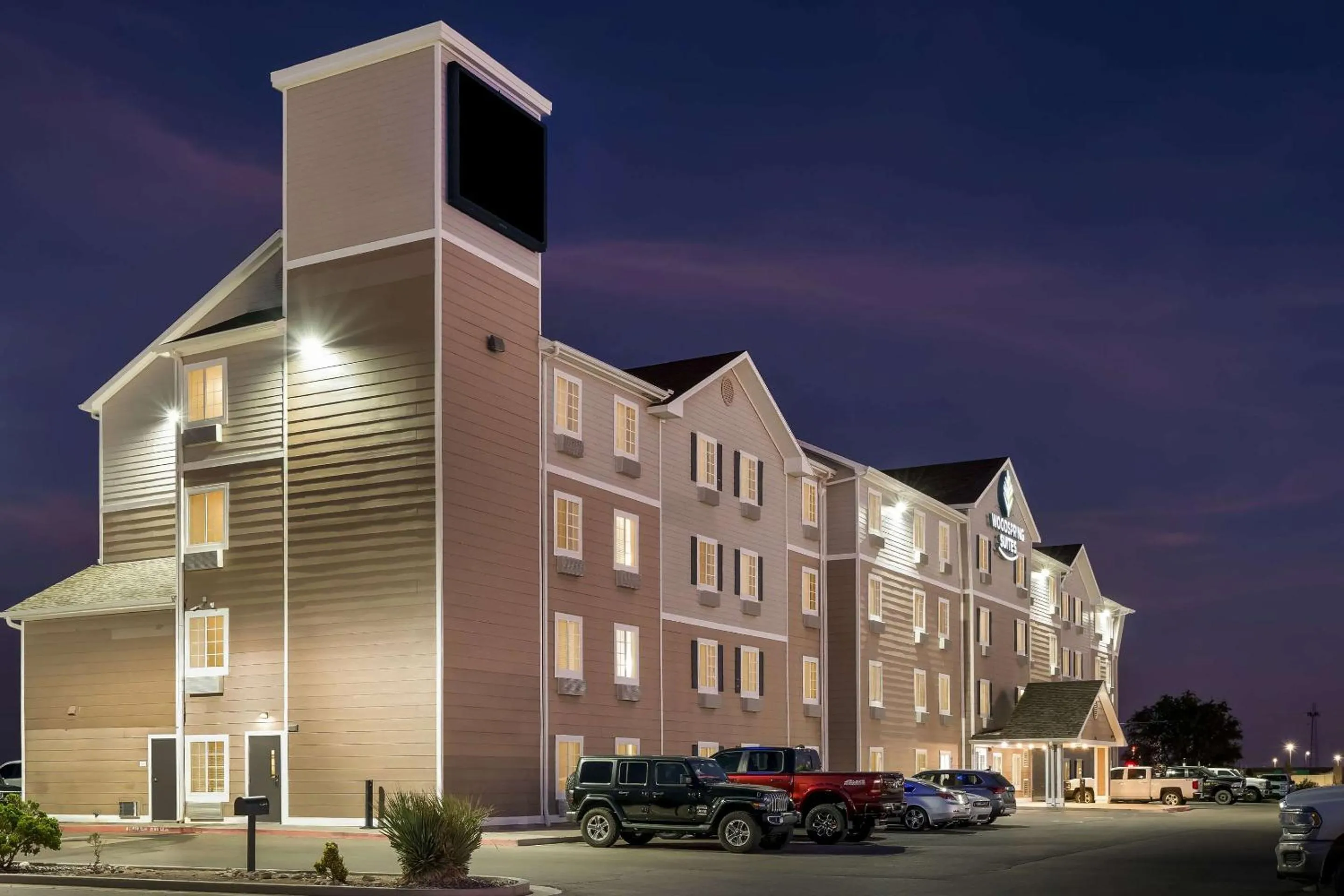 Property building in WoodSpring Suites Hobbs