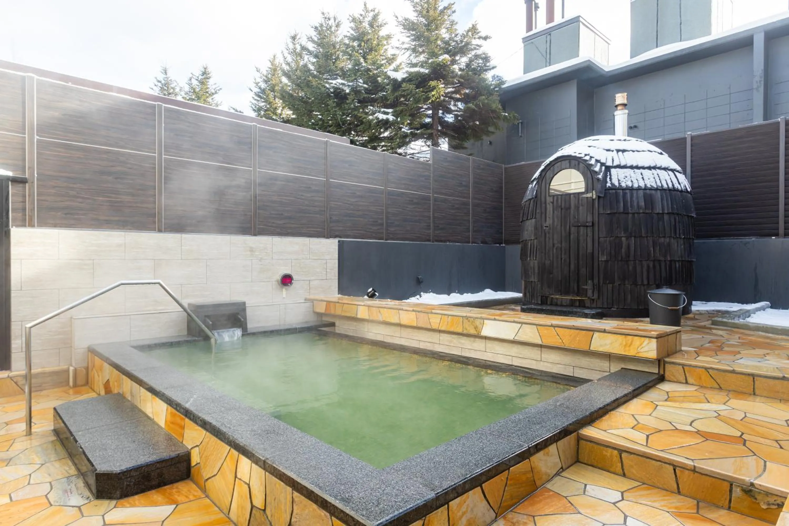 Hot Spring Bath in Kiki Shiretoko Natural Resort