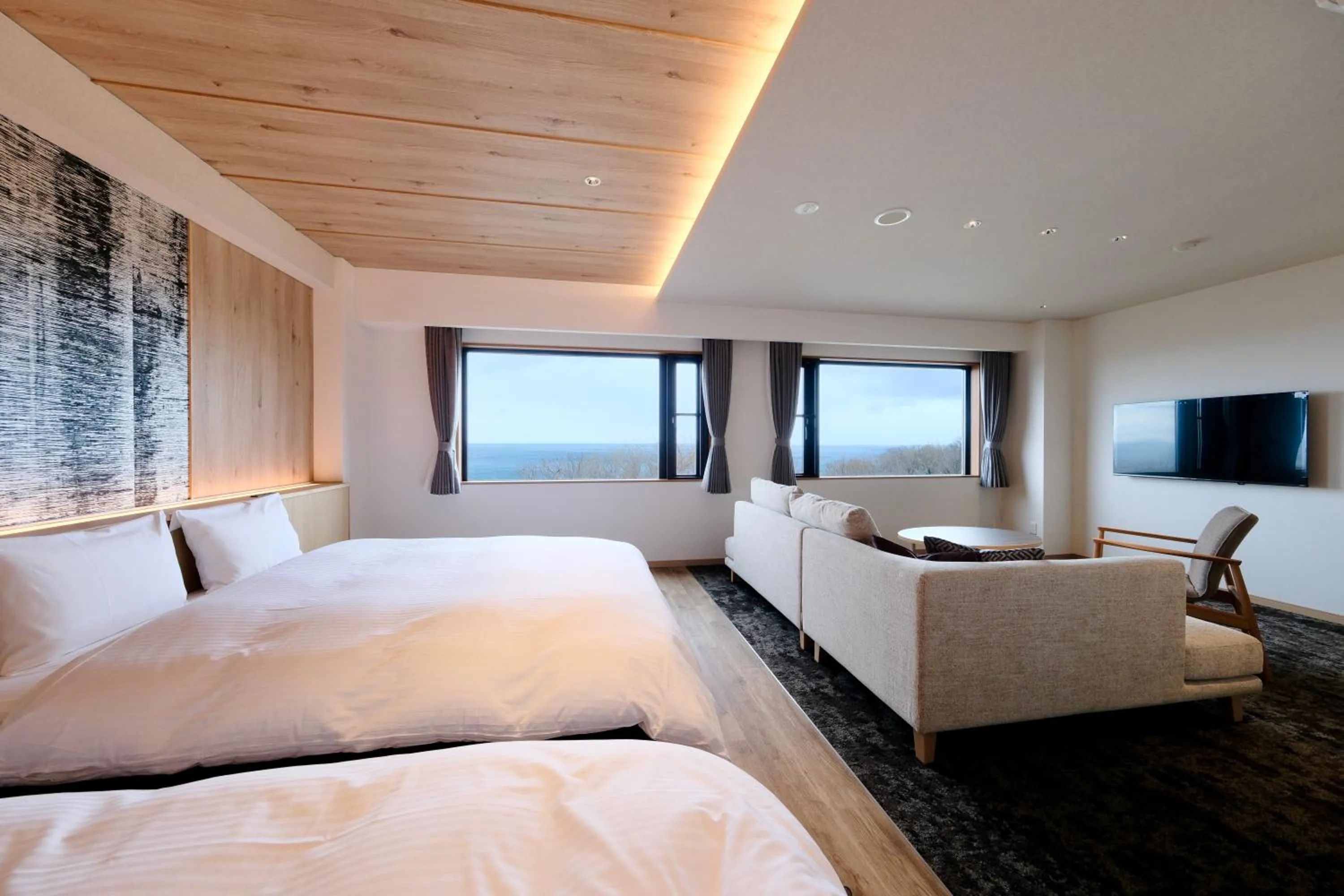 Bed in Kiki Shiretoko Natural Resort