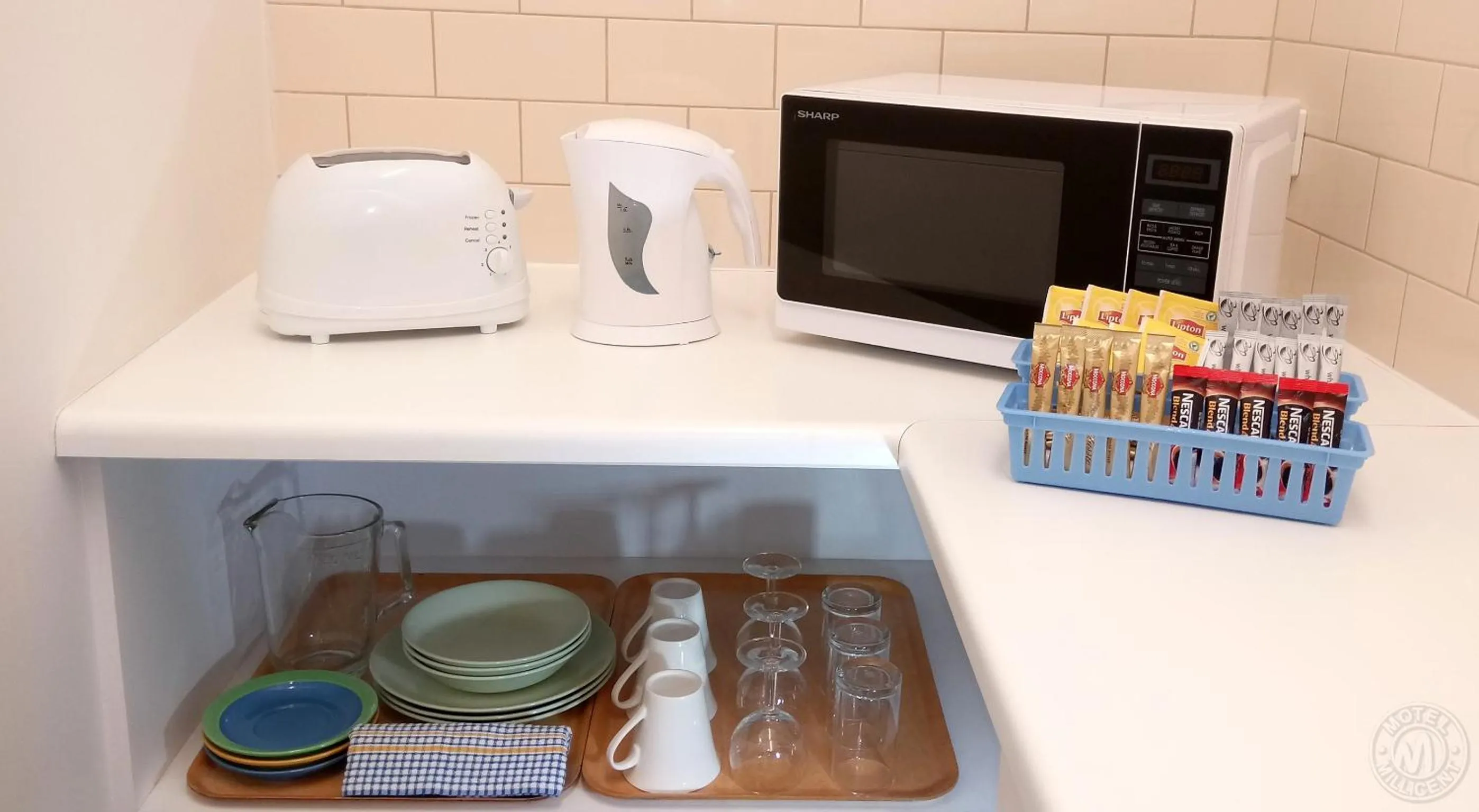 Food close-up in Millicent Motel