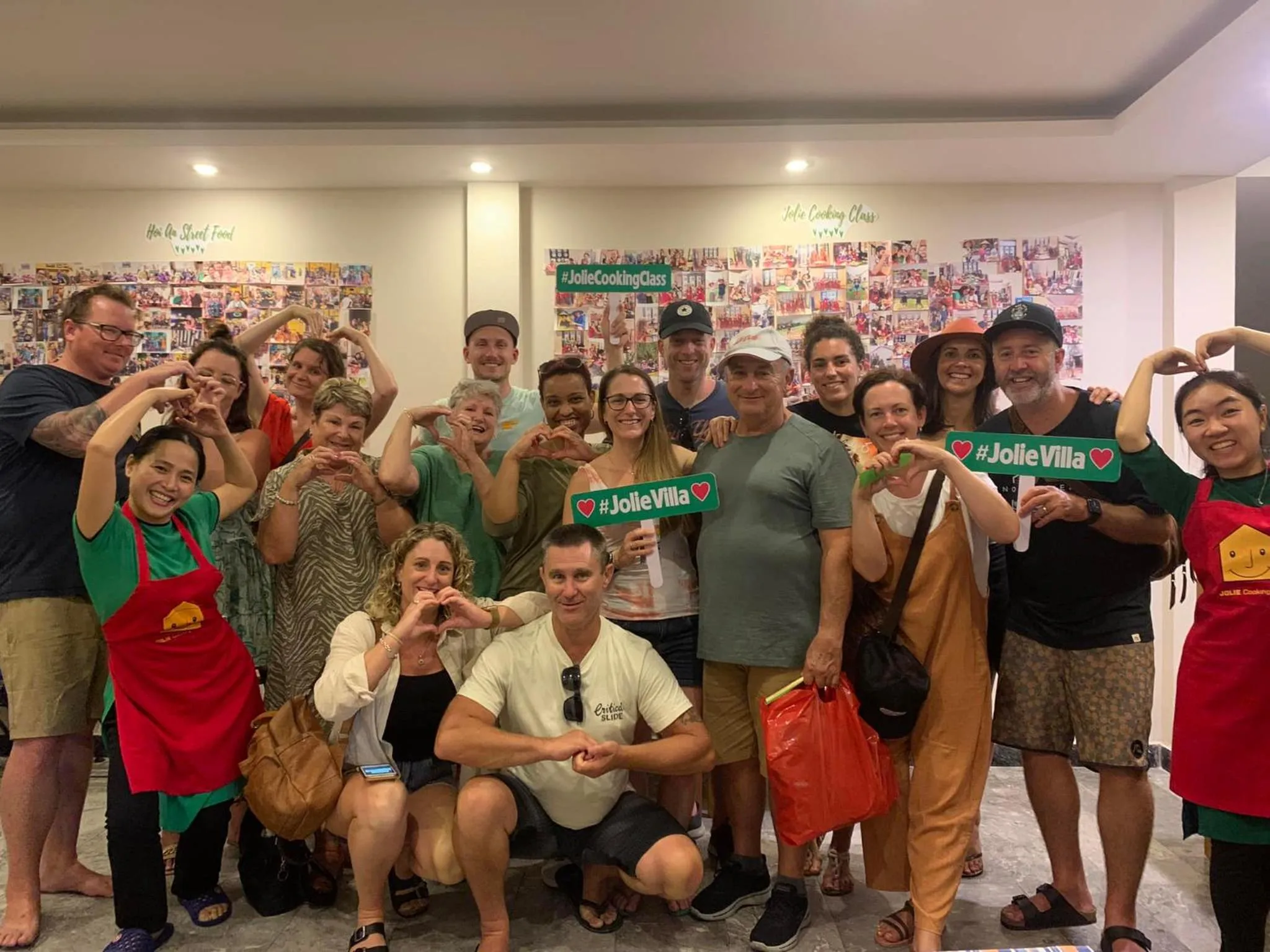 group of guests in Jolie Villa Hoi An
