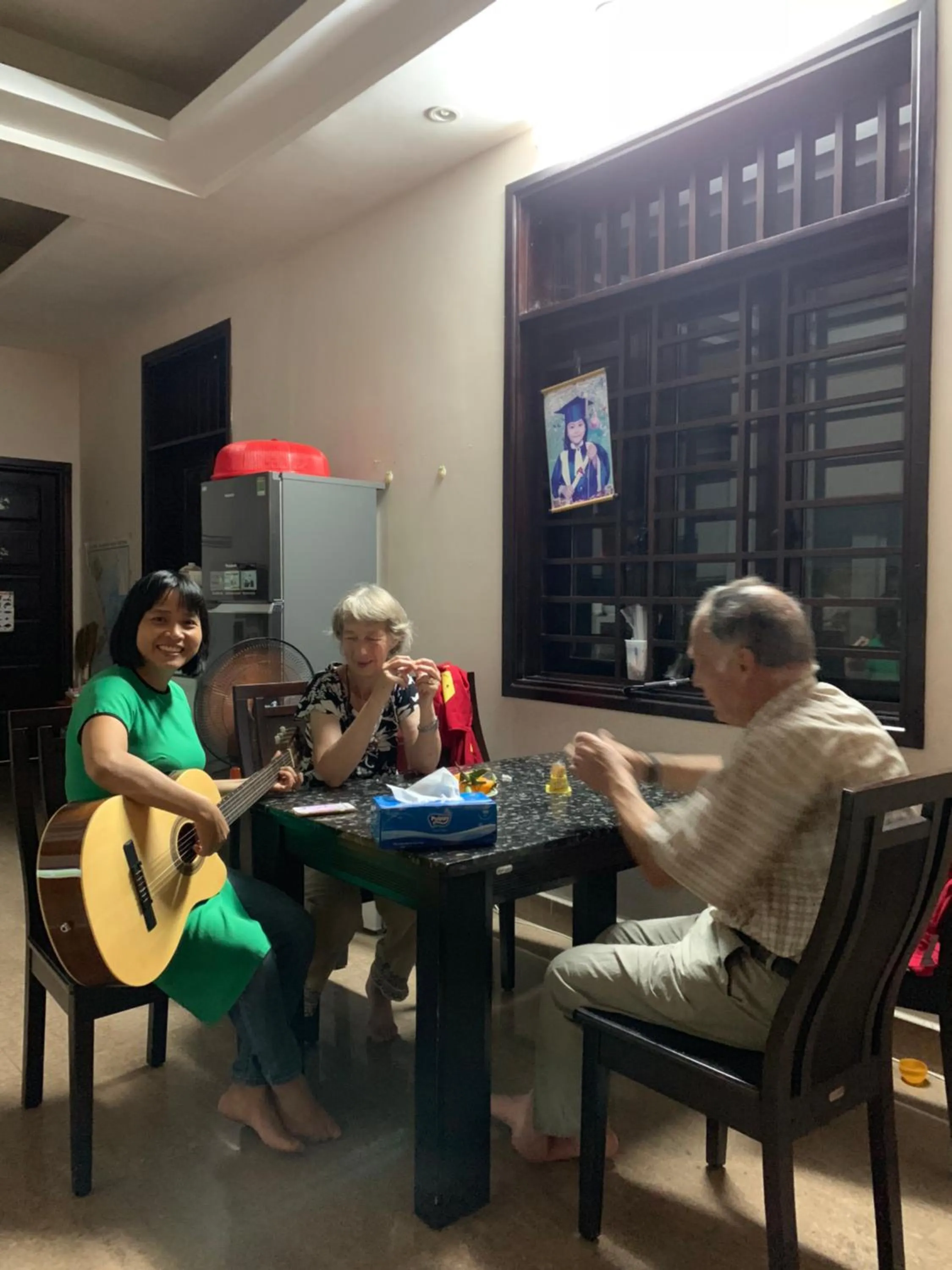 Family in Jolie Villa Hoi An