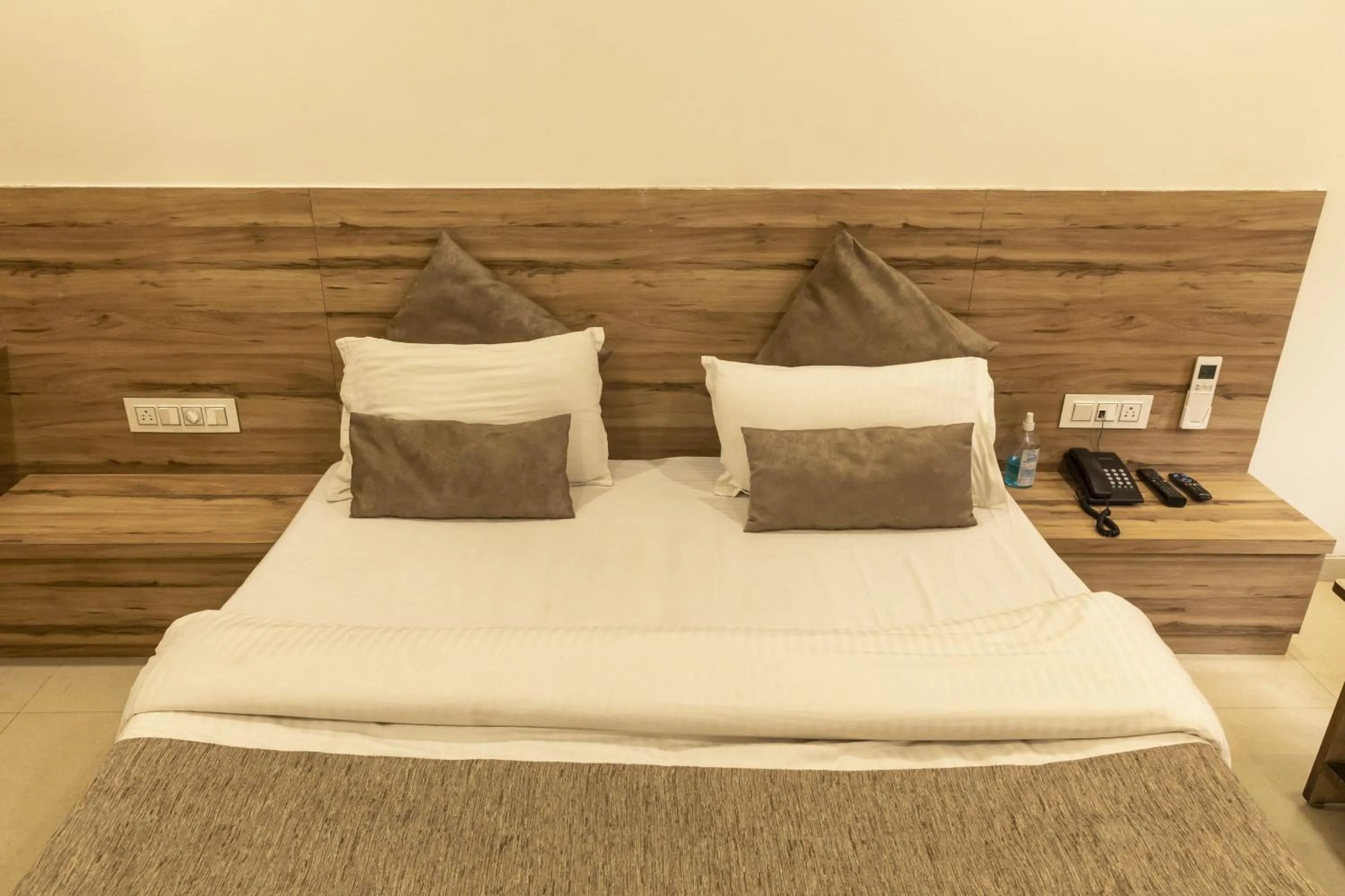 Bed in Adarsh Palace Hotel Near Bhopal Railway Station and Nadra Bus Stand Bhopal