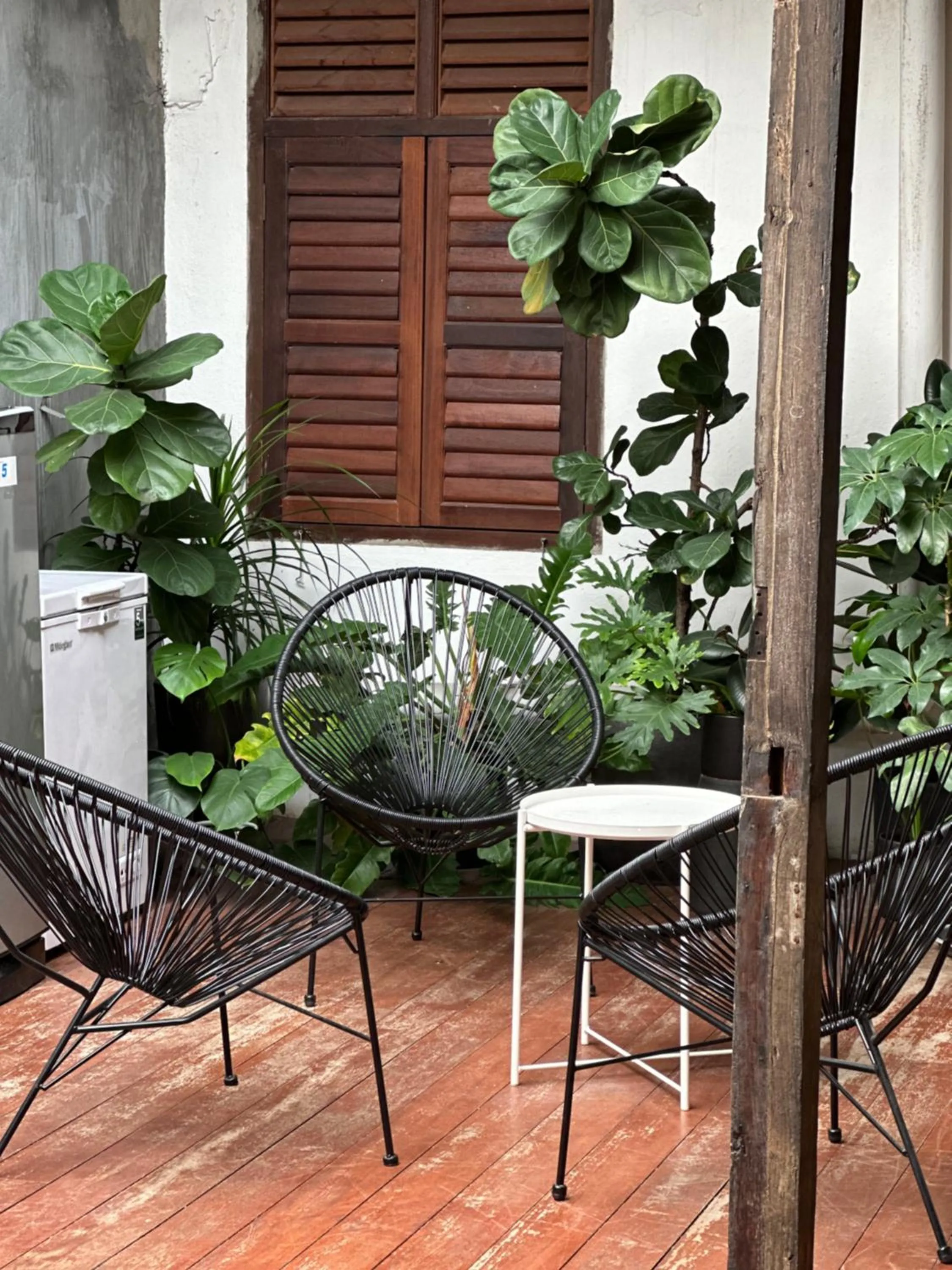 Property building in The Frame Guesthouse