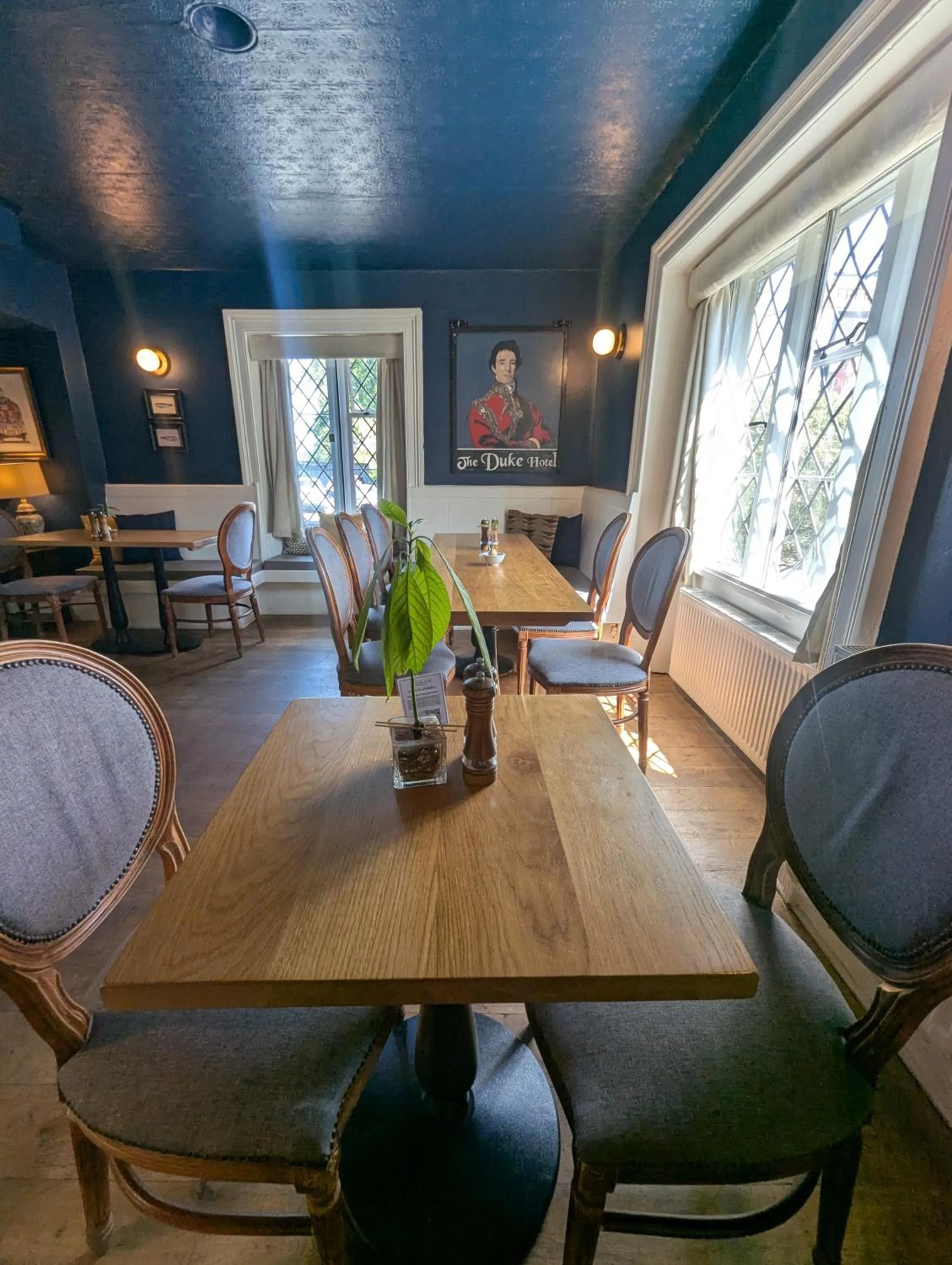 Dining area in The Duke Hotel
