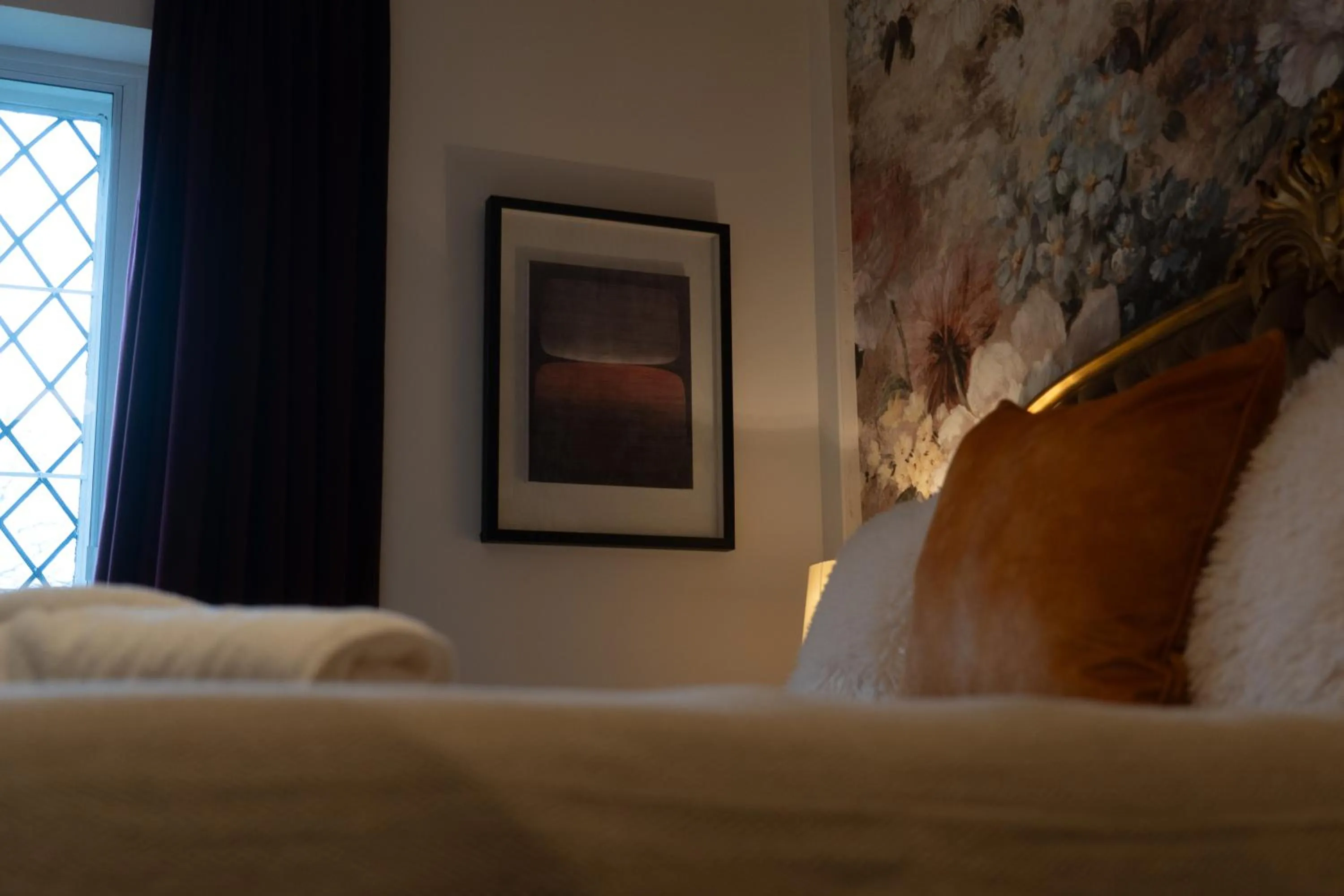 Decorative detail, Bed in The Duke Hotel