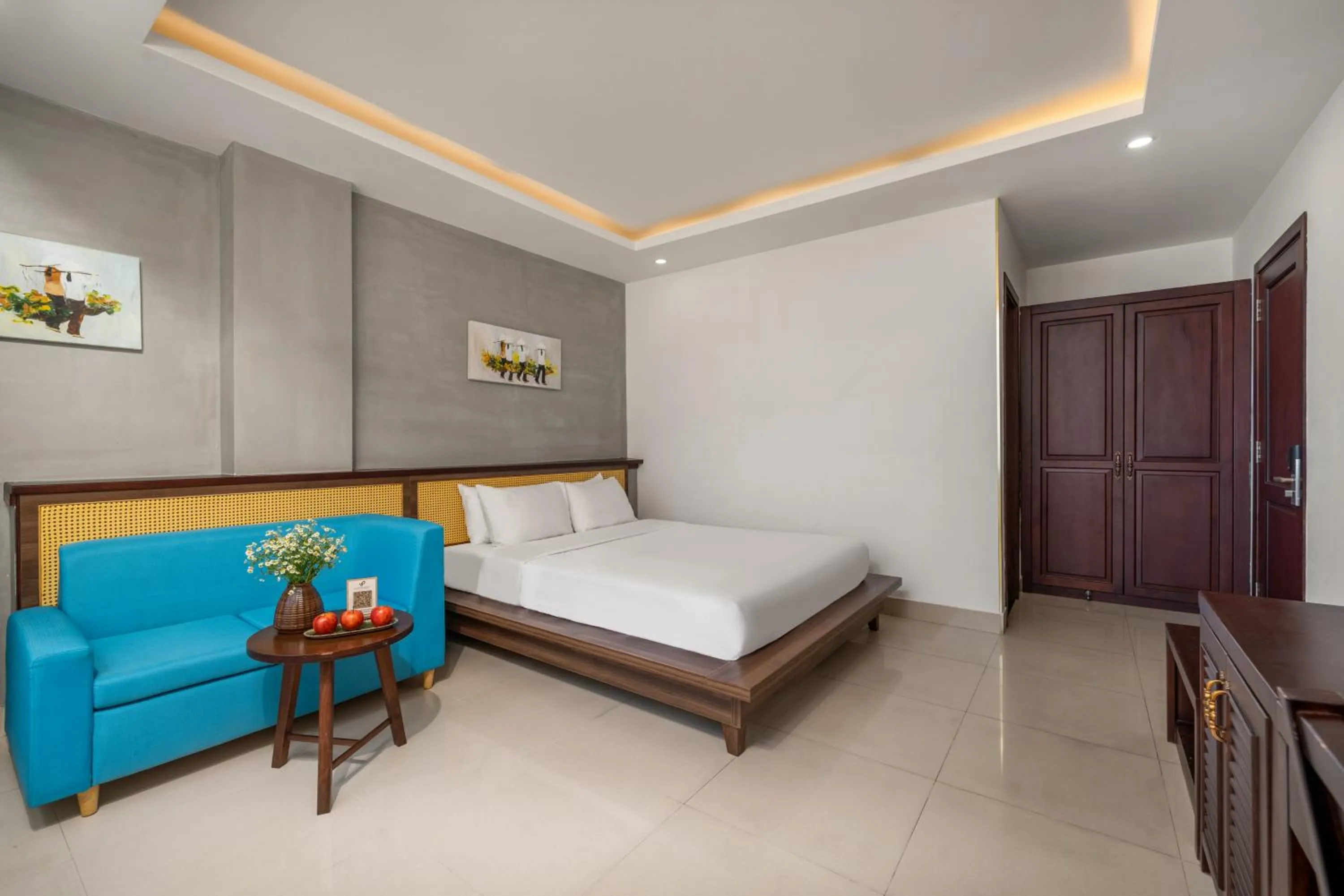 Bed in Platinum Beach Hotel & Apartment