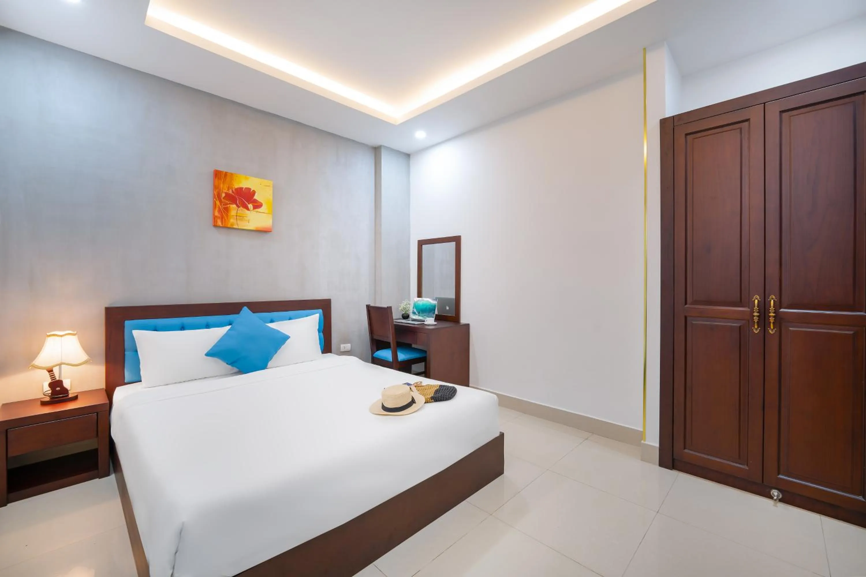 Bed in Platinum Beach Hotel & Apartment
