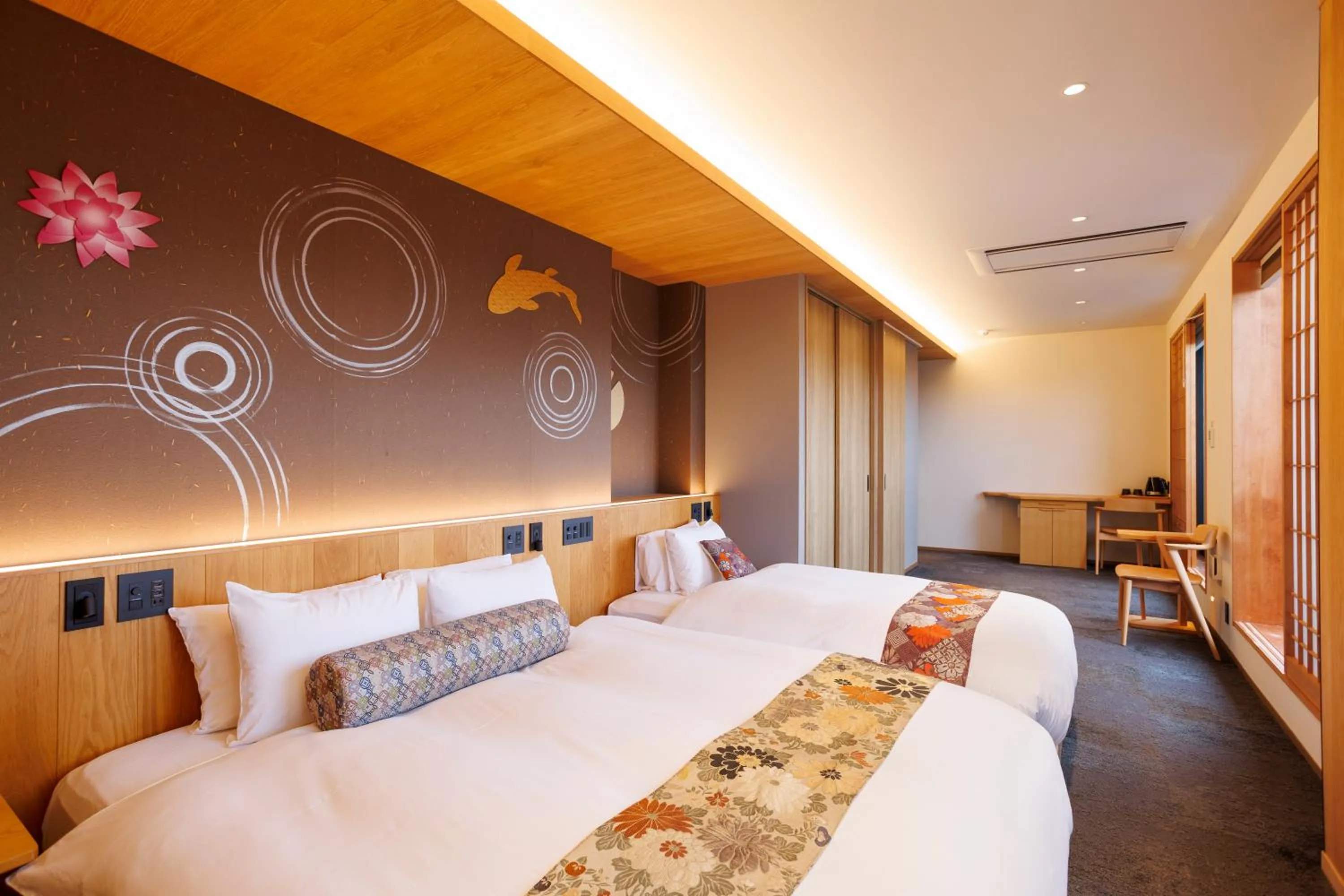 Bed in Hotel Ethnography Kiyomizu Gojo