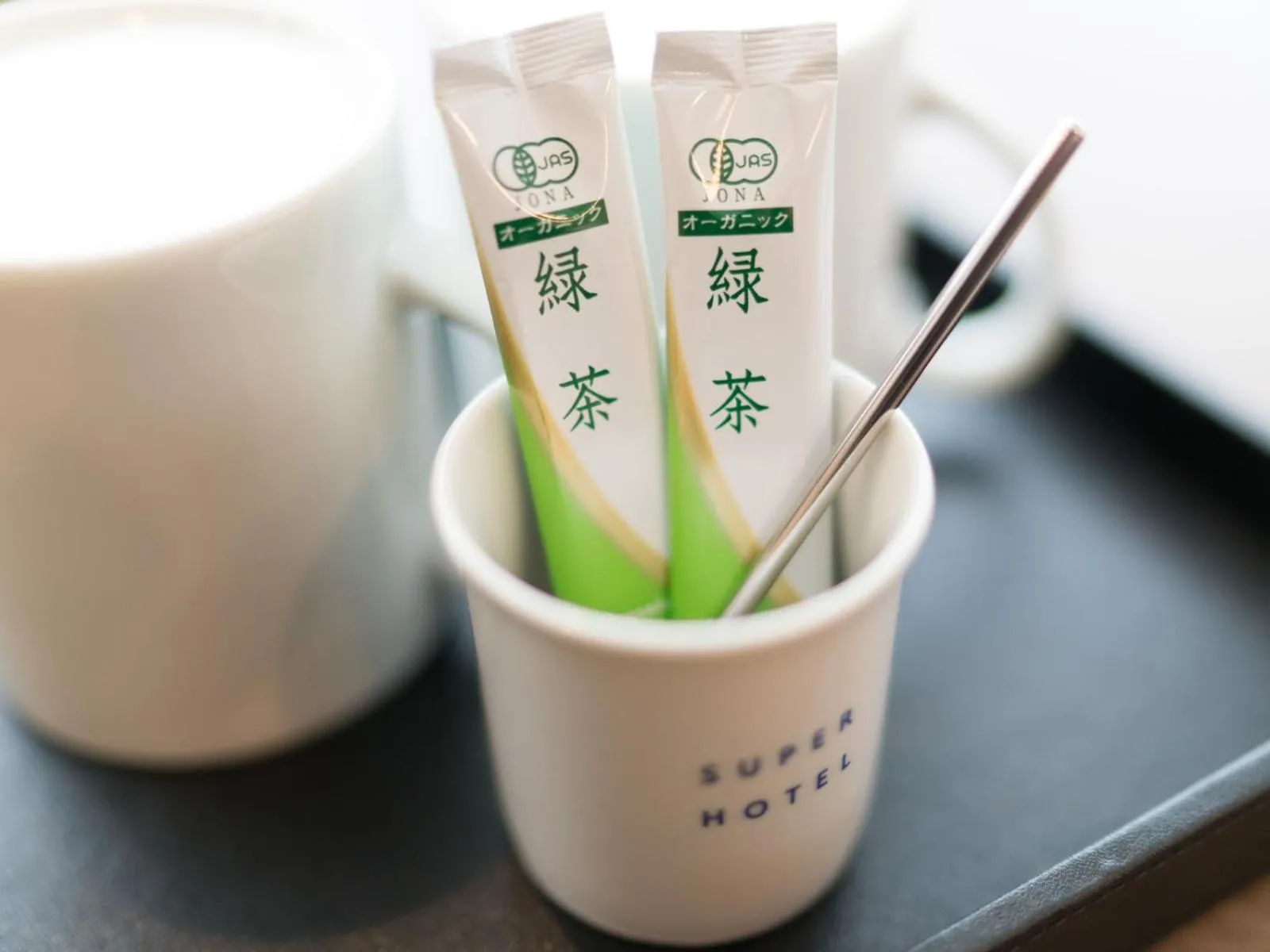 Text overlay in Super Hotel Ikebukuro-Eki Kitaguchi