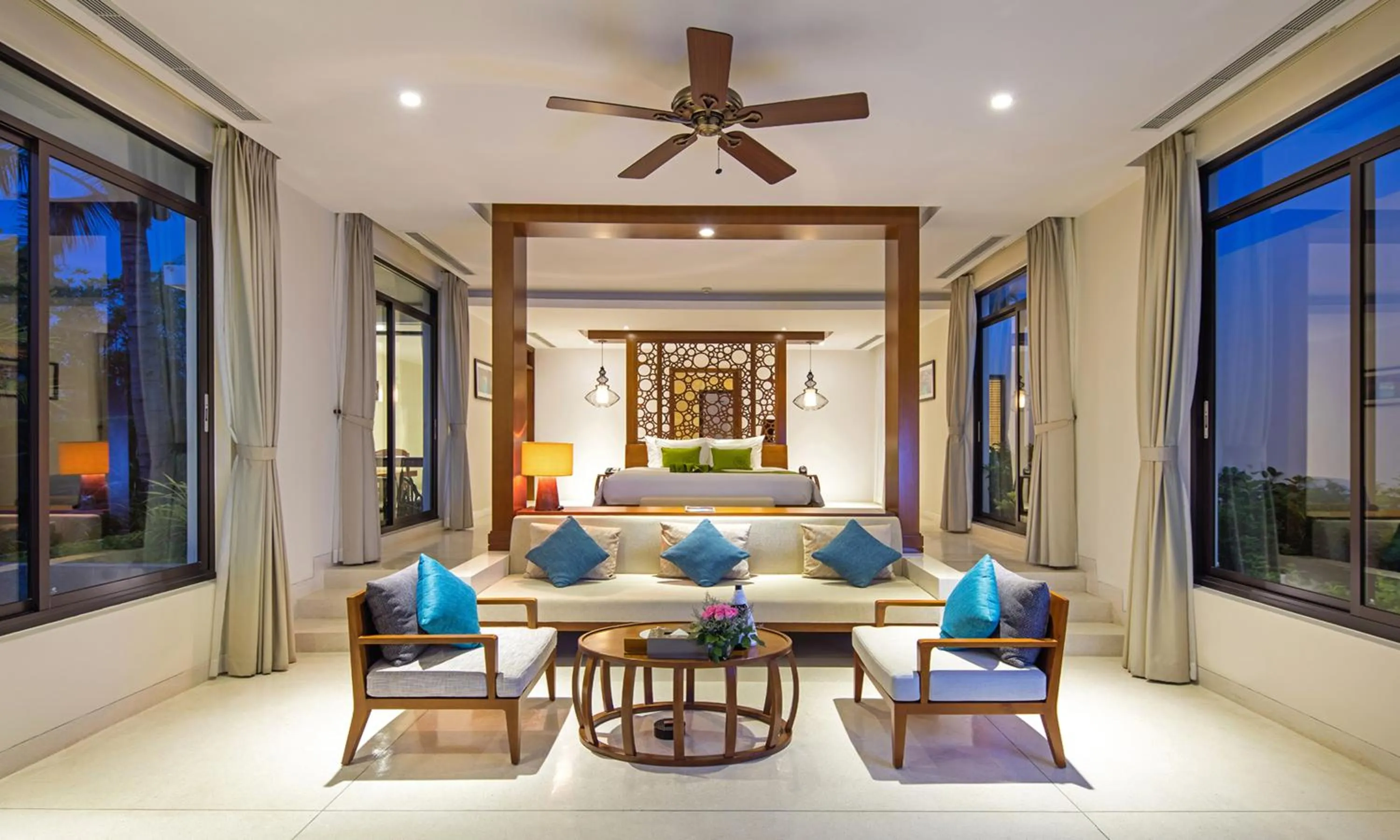 Seating area in Cam Ranh Riviera Beach Resort & Spa