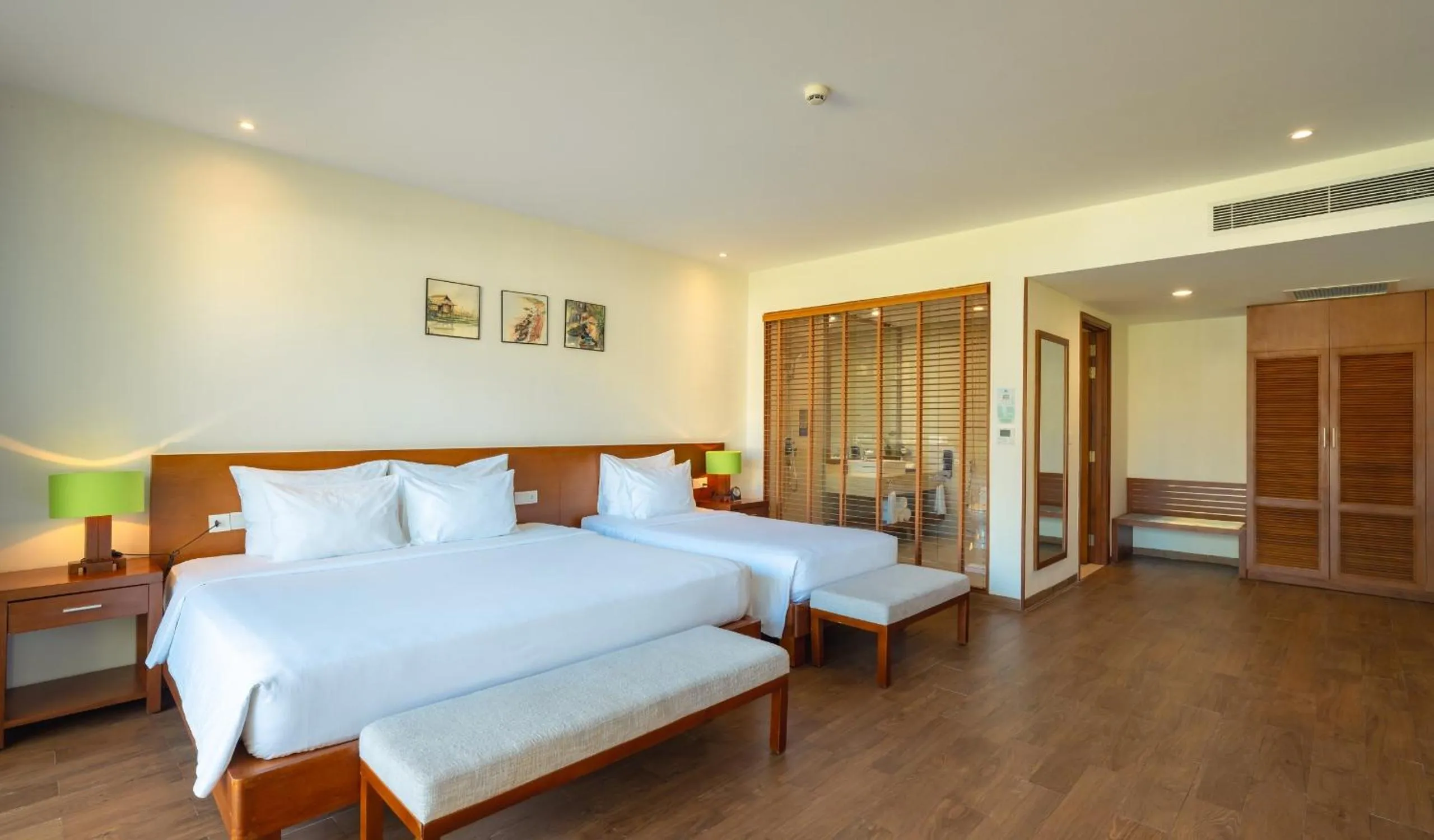Bathroom, Bed in Cam Ranh Riviera Beach Resort & Spa