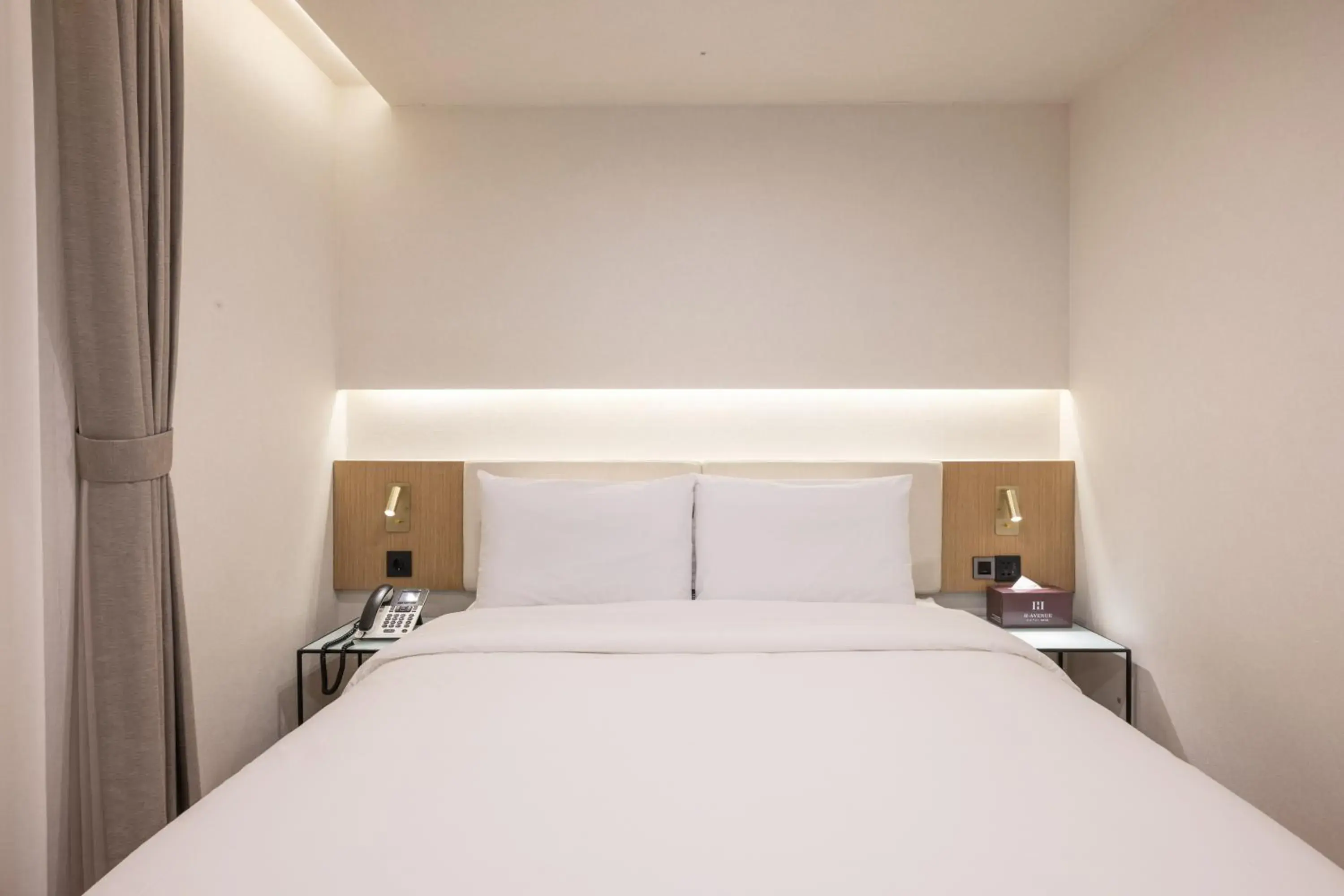 Bed in H-Avenue Hotel Haeundae Bed in H-Avenue Hotel Haeundae