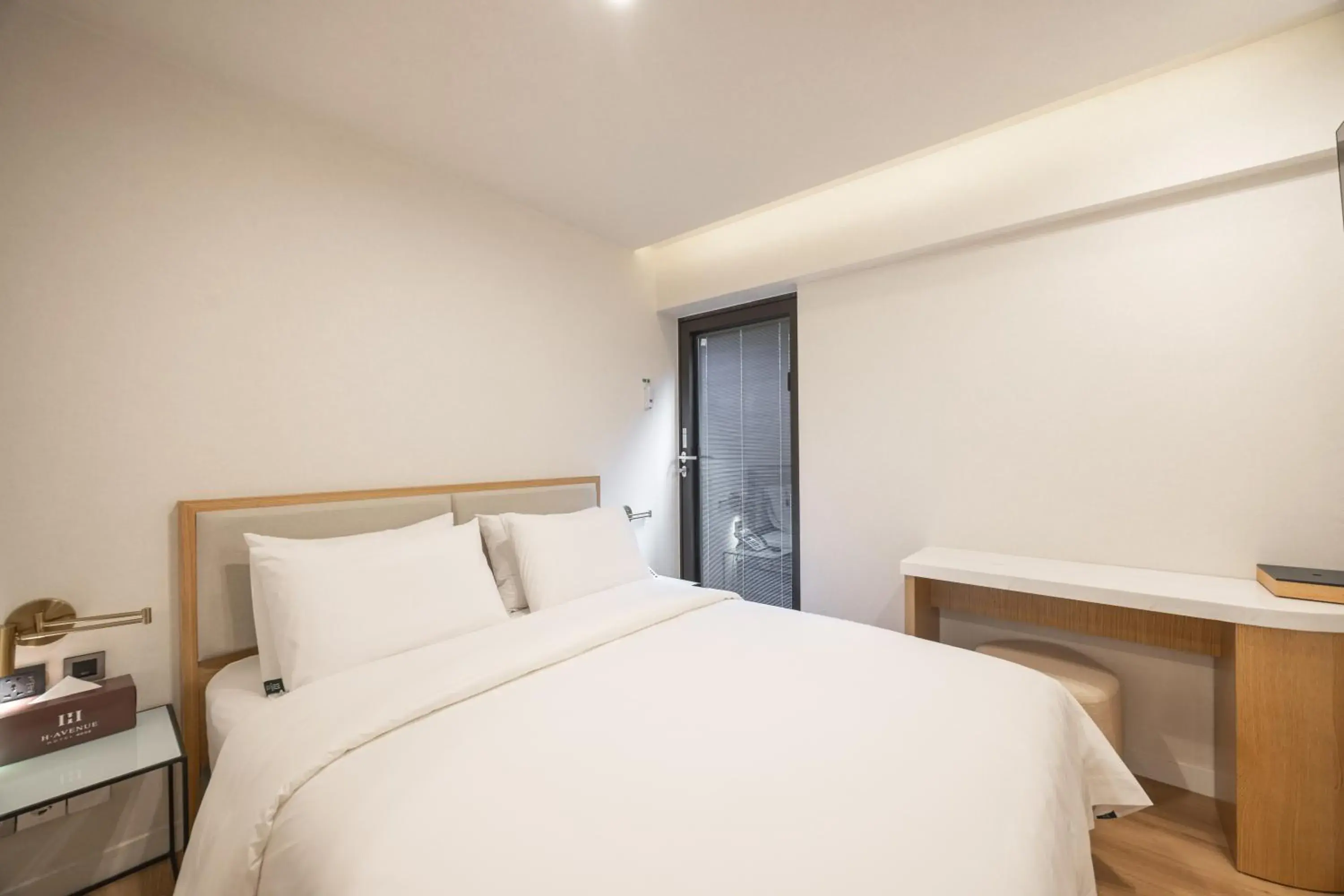 Bed in H-Avenue Hotel Haeundae Bed in H-Avenue Hotel Haeundae