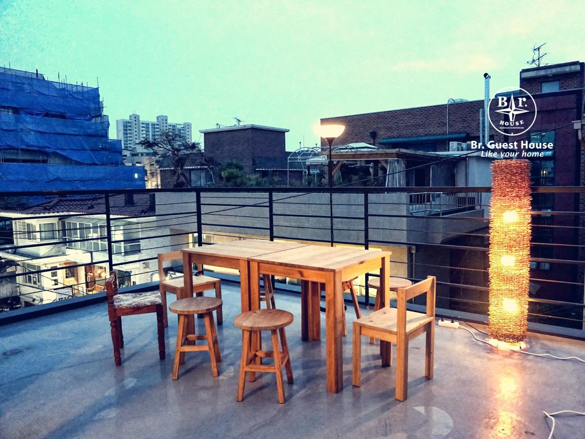 Balcony/Terrace in Br. Guesthouse Hongdae
