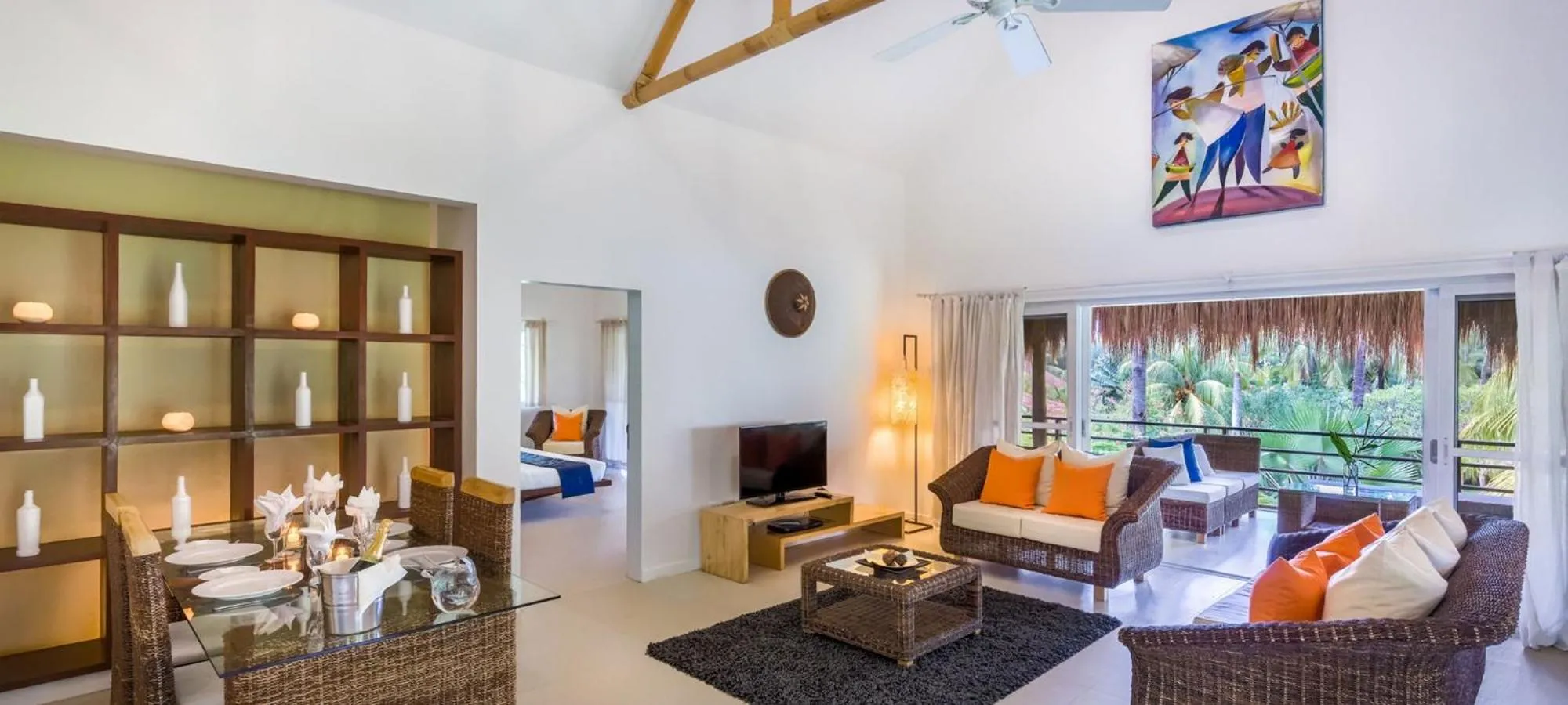 Living room in Atmosphere Resorts & Spa