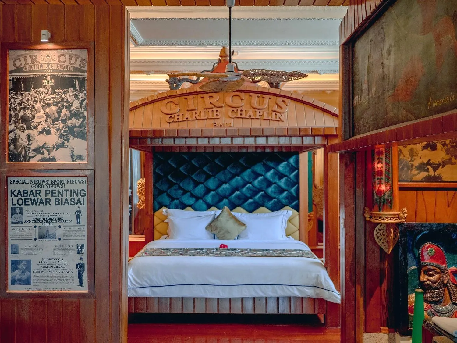 Bed in House of Tugu, Old Town Jakarta