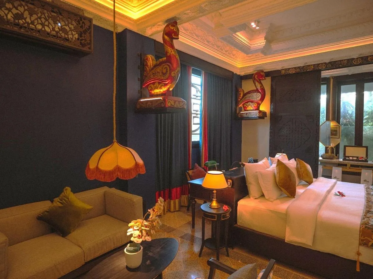 Bedroom, Bed in House of Tugu, Old Town Jakarta