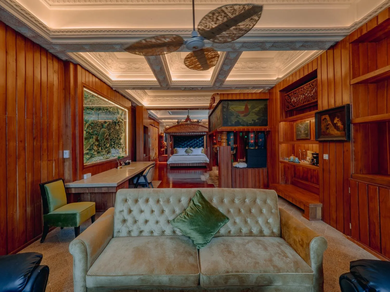 Living room in House of Tugu, Old Town Jakarta