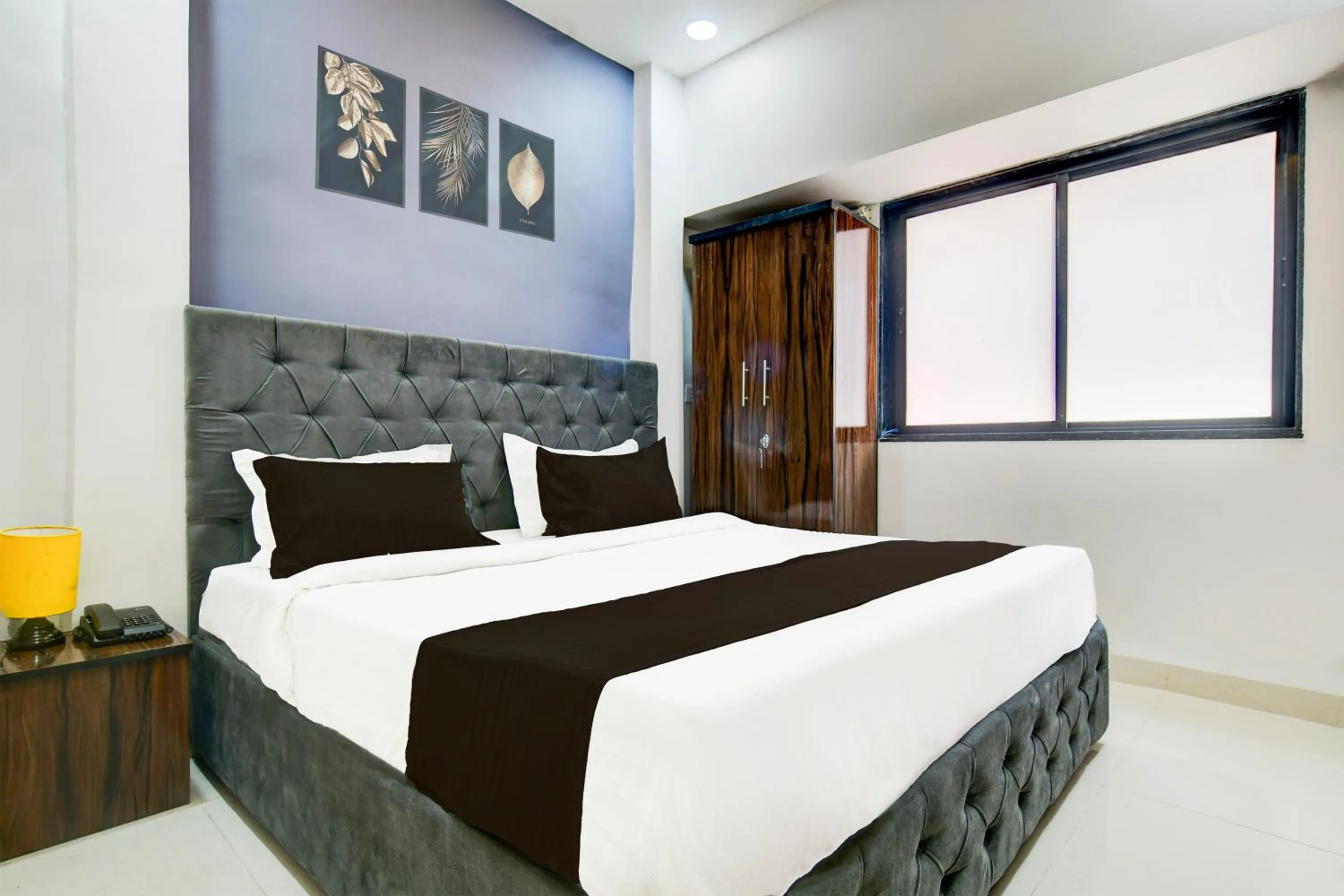Bedroom, Bed in Hotel O D.V Near Medanta Hospital Indore