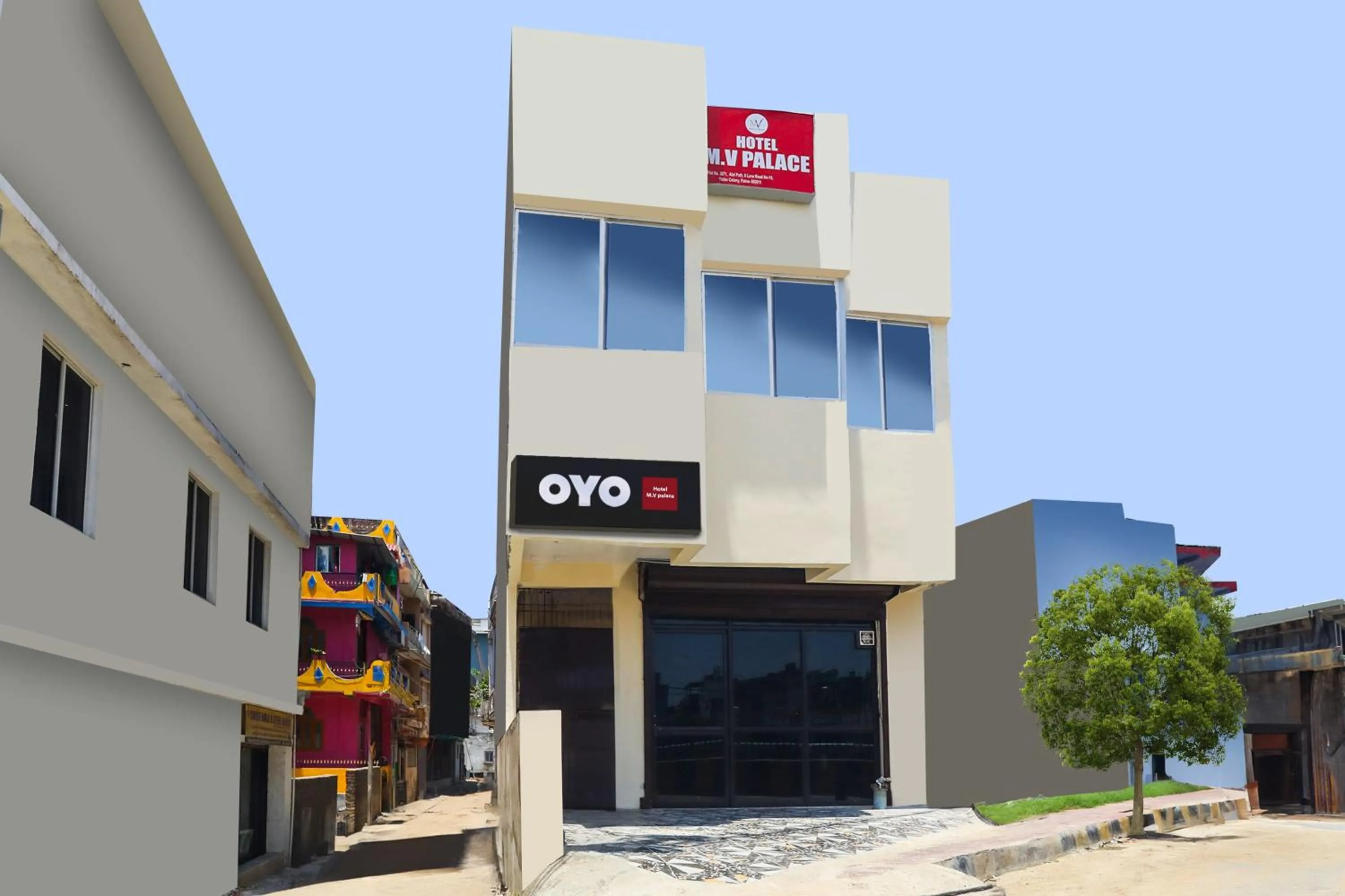 Facade/entrance in Hotel O M.V PALACE