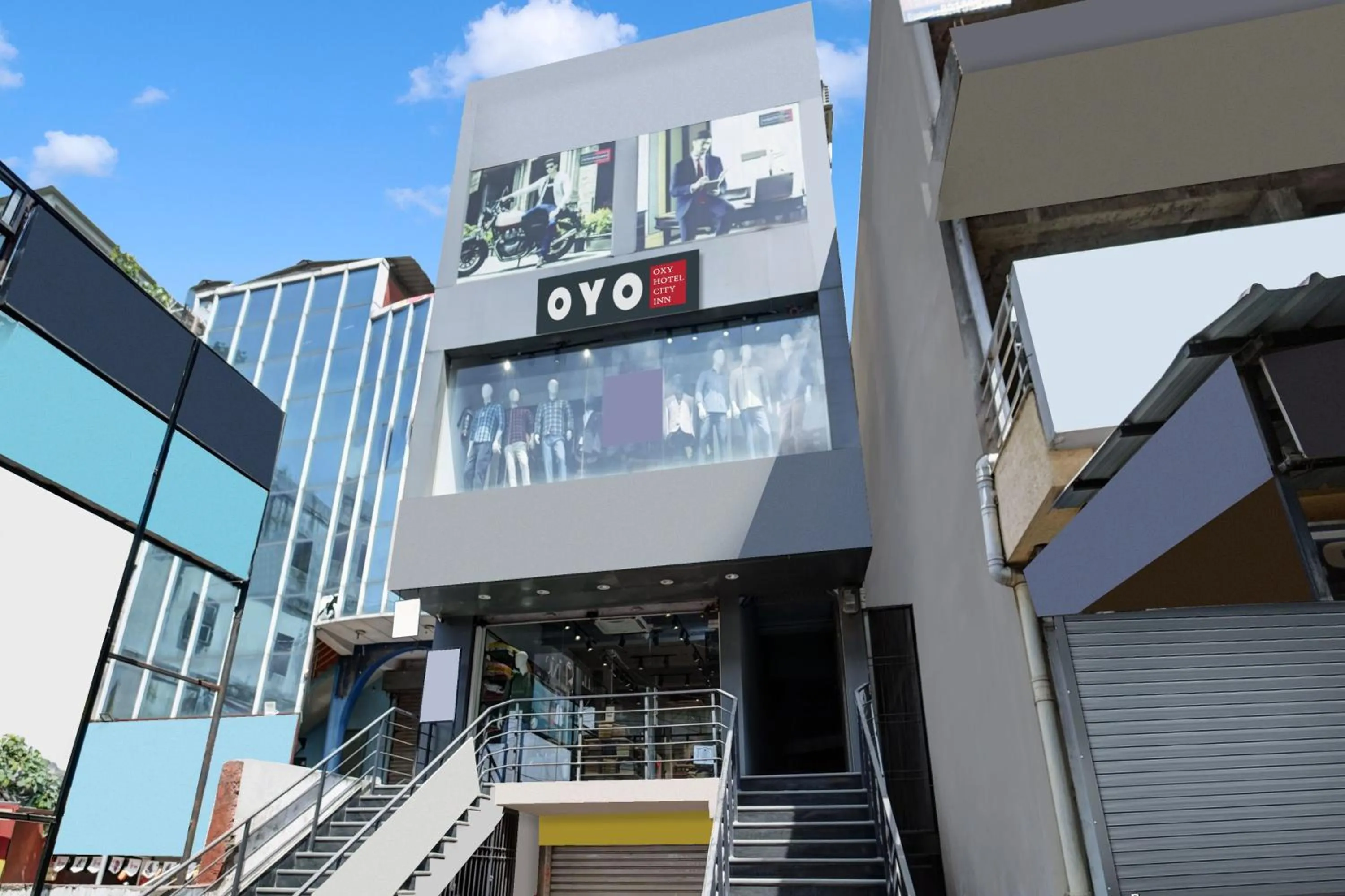 Facade/entrance in Hotel O OXY HOTEL CITY INN