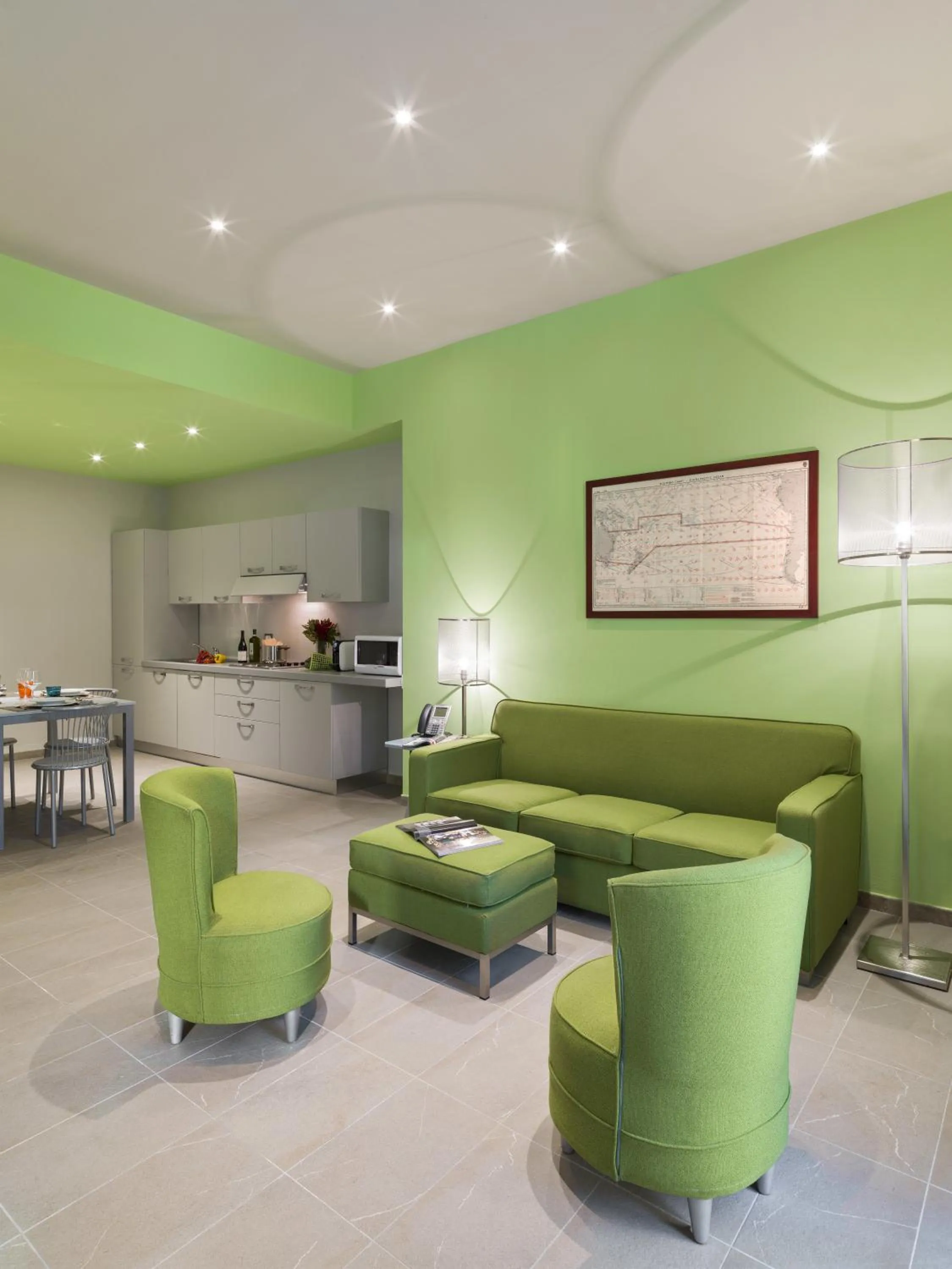 Living room in PopArtment