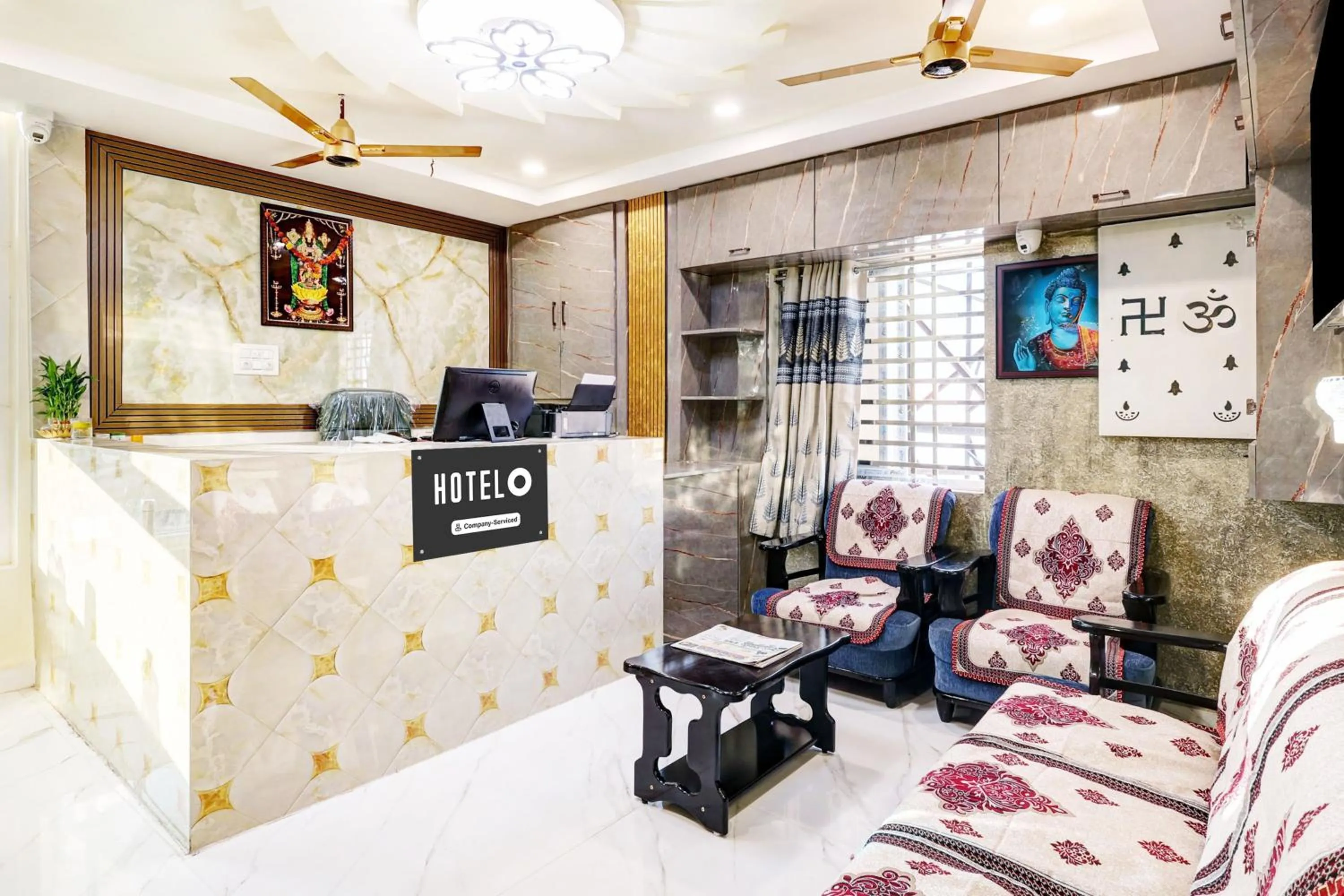 Lobby or reception in Super Hotel O Vizianagaram Near Railway Station