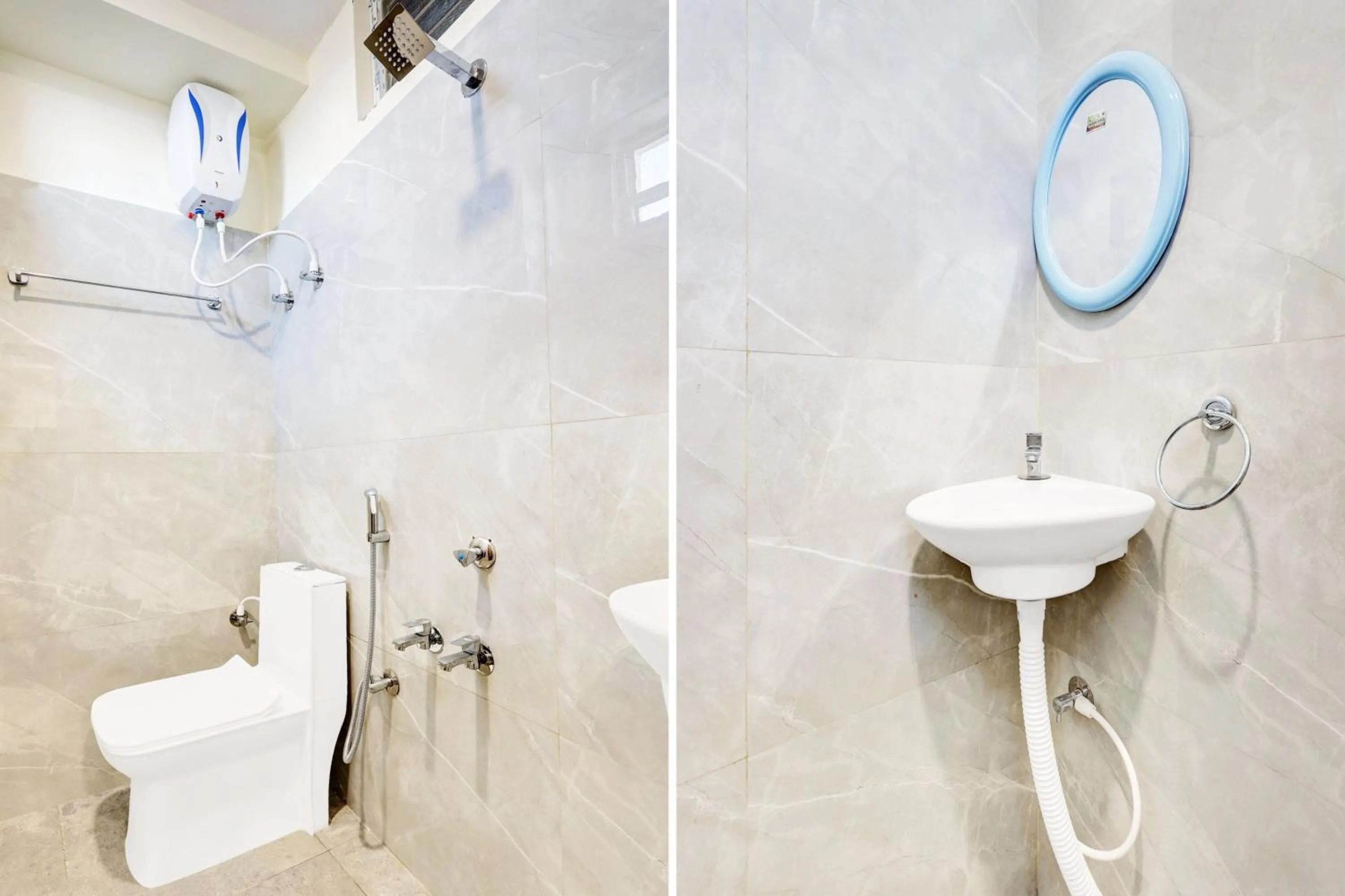 Bathroom in Super Hotel O Vizianagaram Near Railway Station