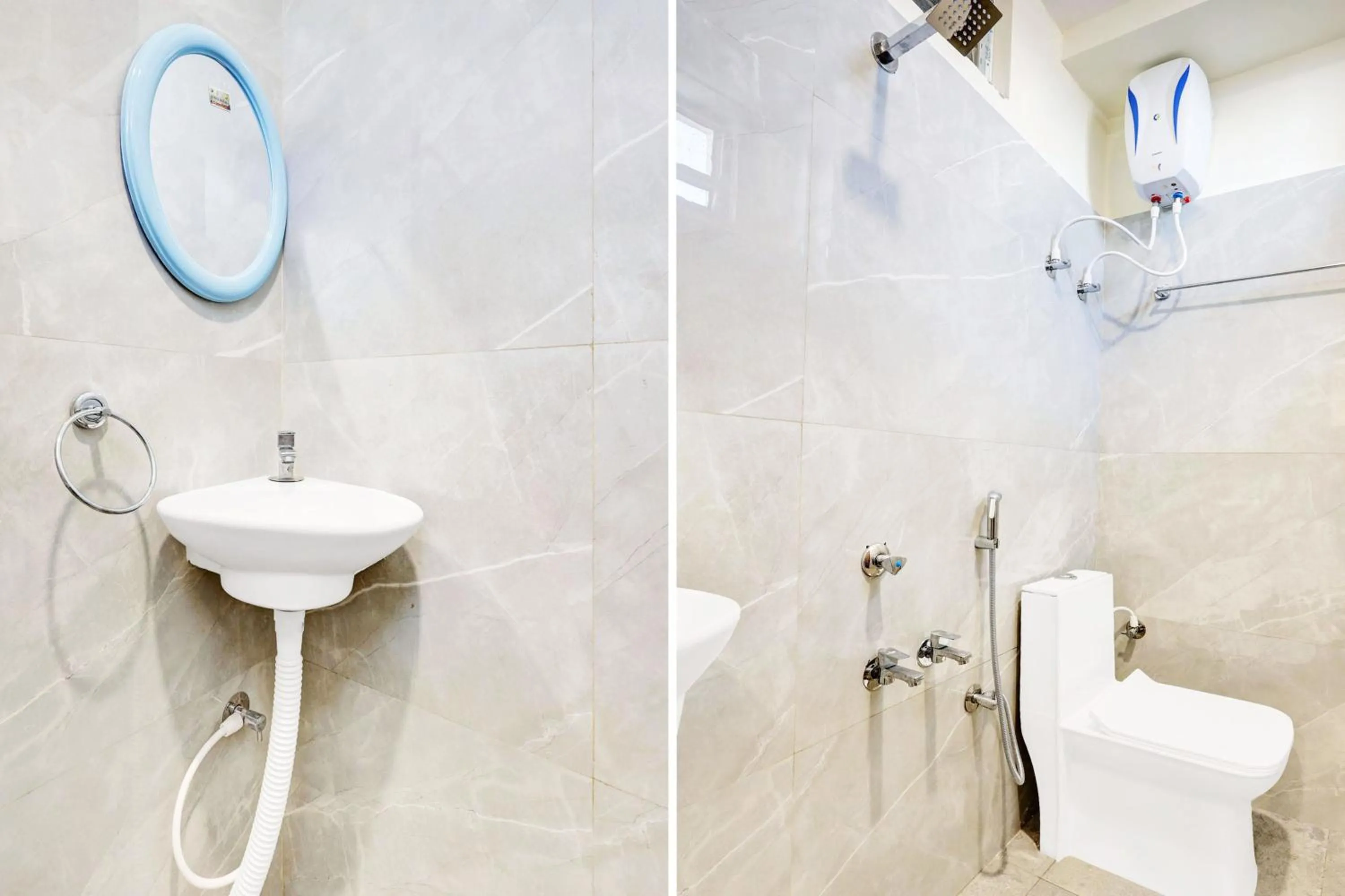 Bathroom in Super Hotel O Vizianagaram Near Railway Station