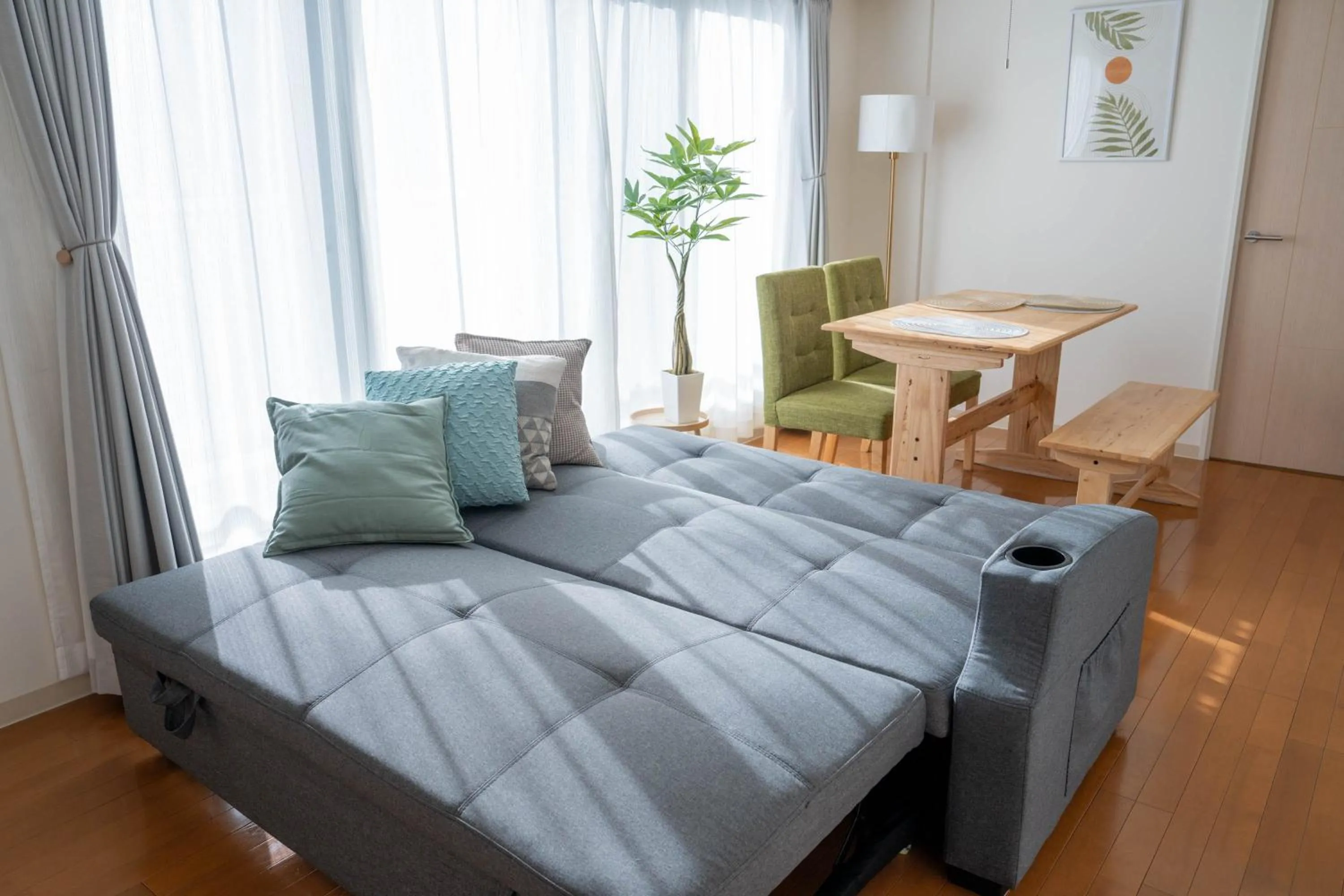 Bed in Sapporo irios cozy inn