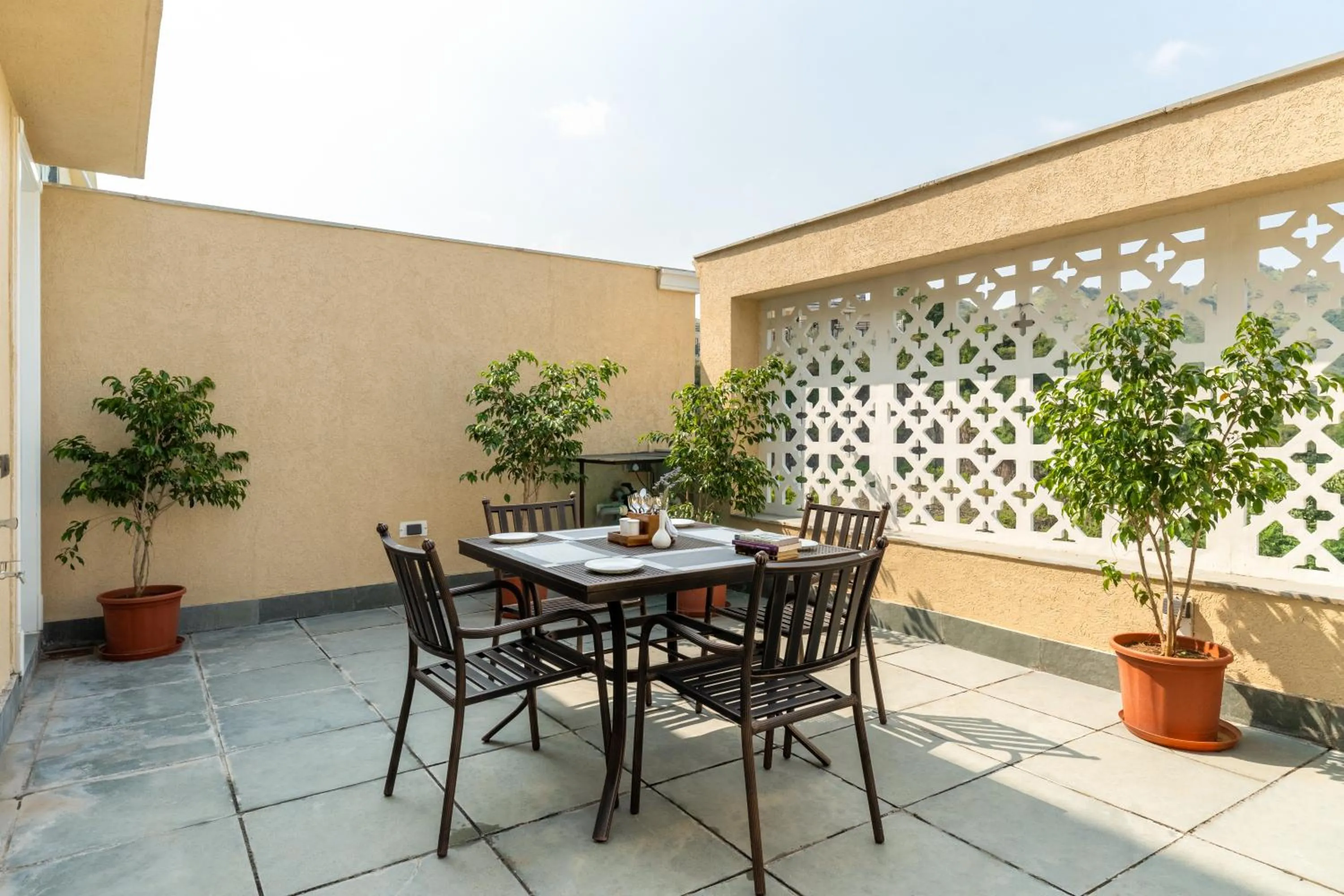 Patio in The Hills collective with private plunge pool My Downtown Hotel