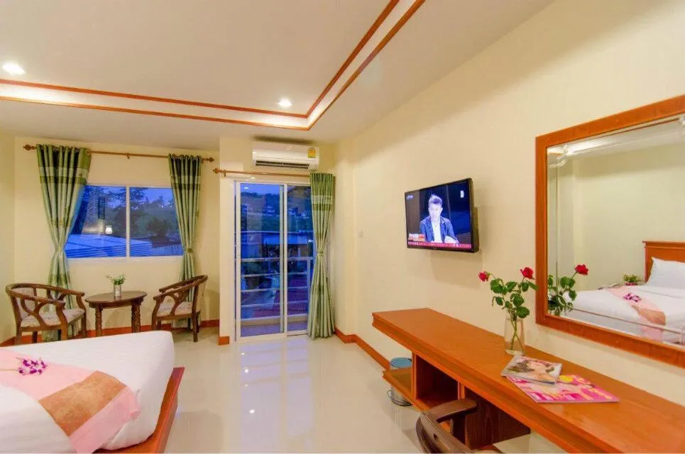 TV and multimedia, Bed in Phaithong Sotel Resort