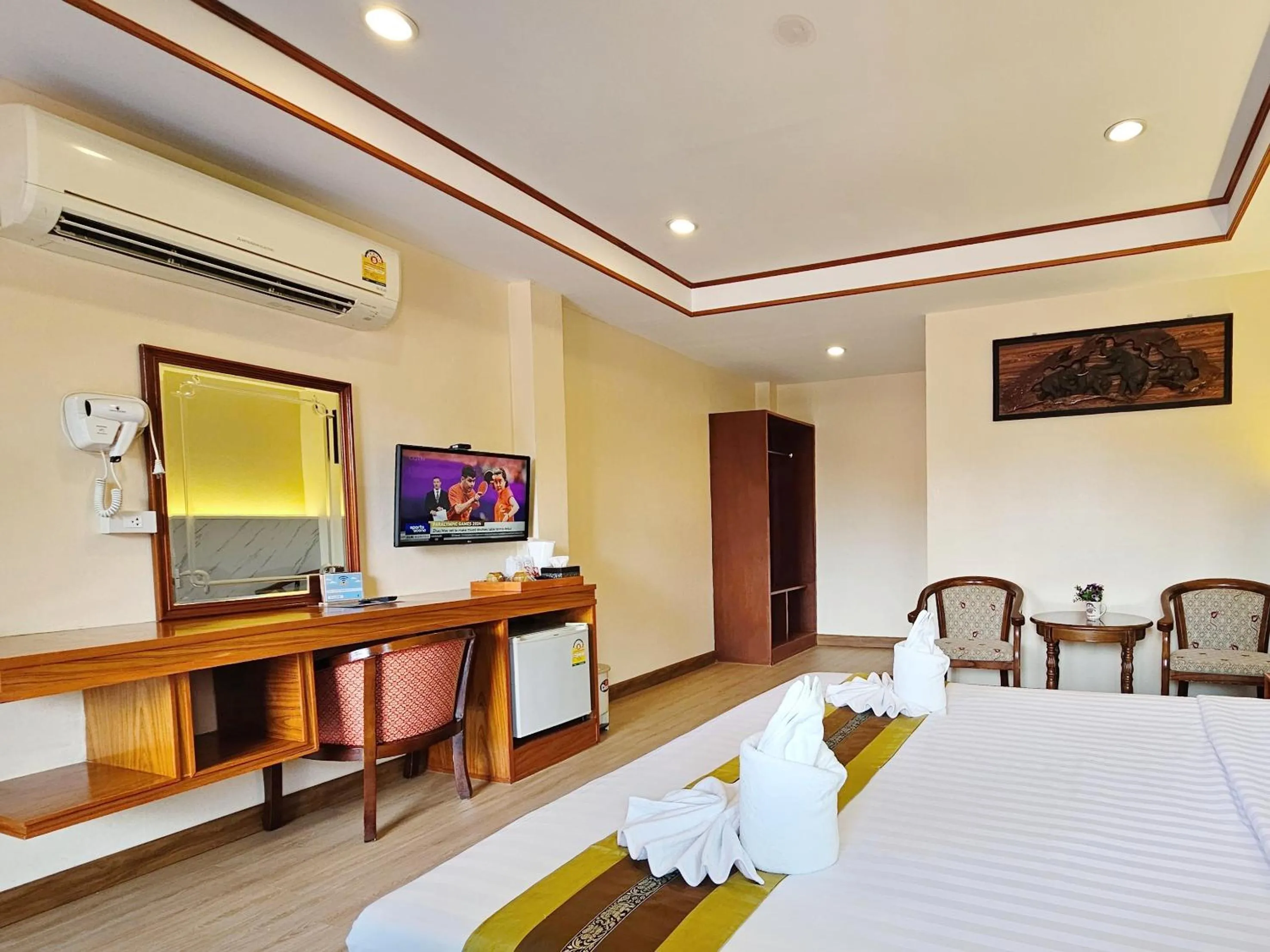 TV and multimedia, Bed in Phaithong Sotel Resort