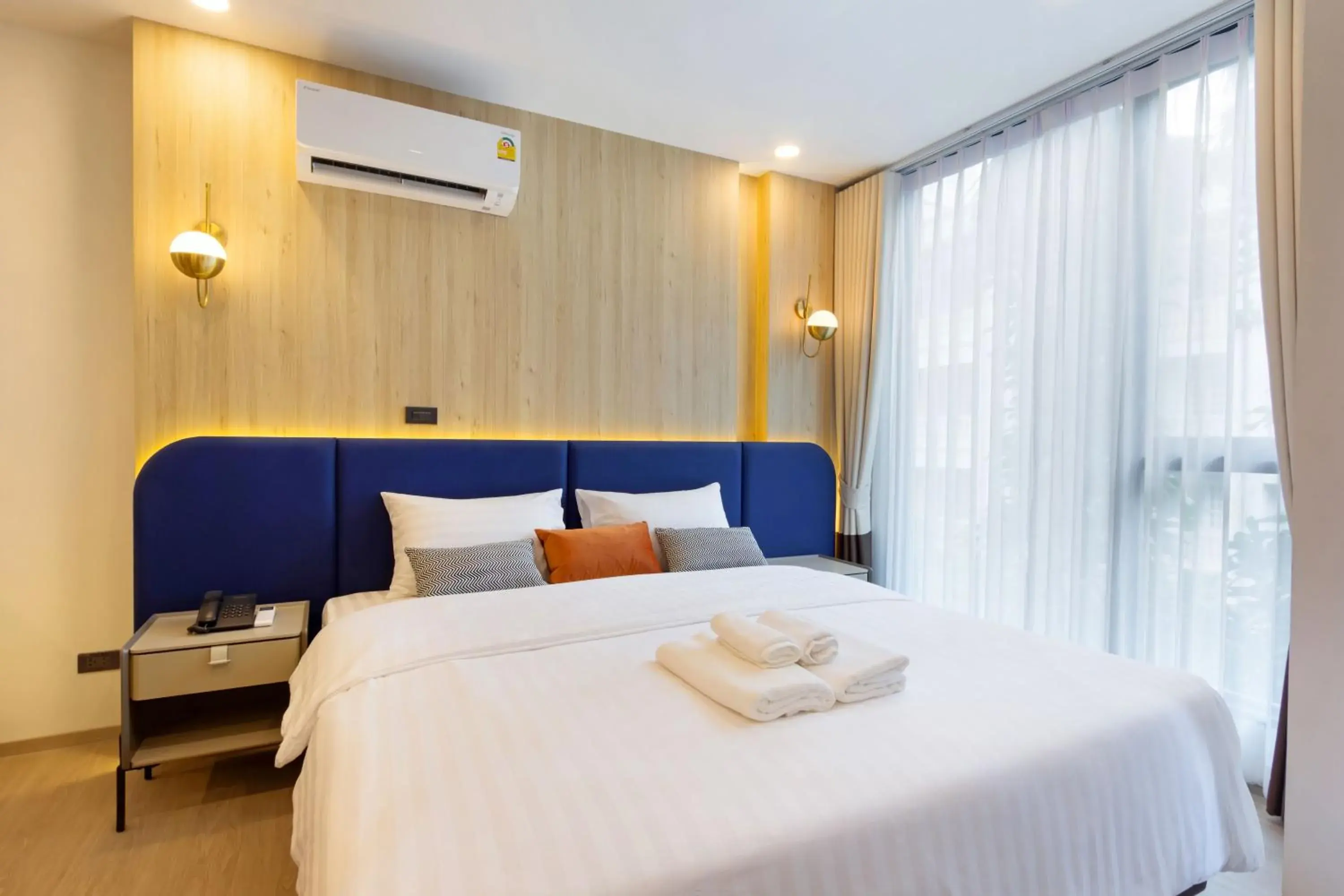 Bed in Aquila Hotel Bangkok Bed in Aquila Hotel Bangkok