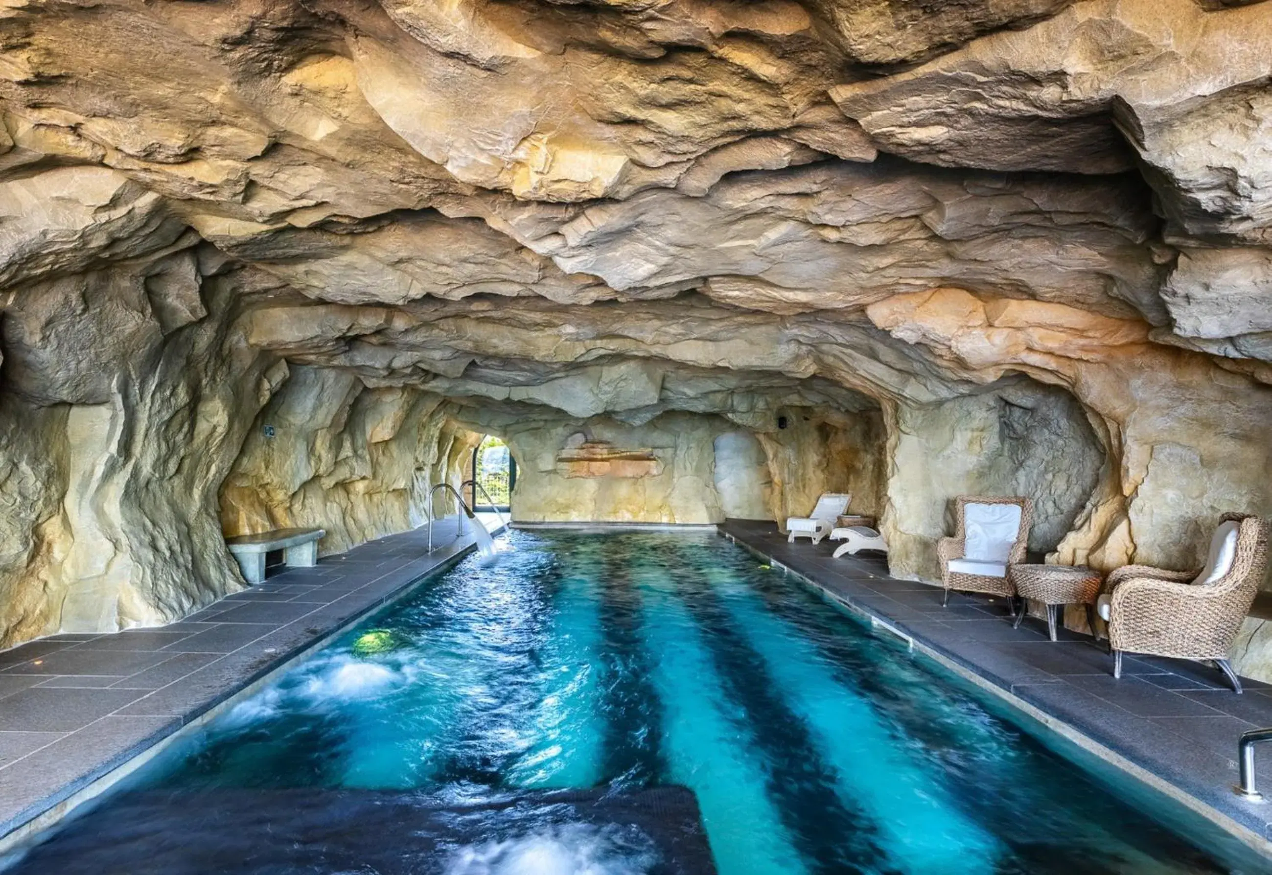 Swimming pool in Castello di Guarene Swimming pool in Castello di Guarene