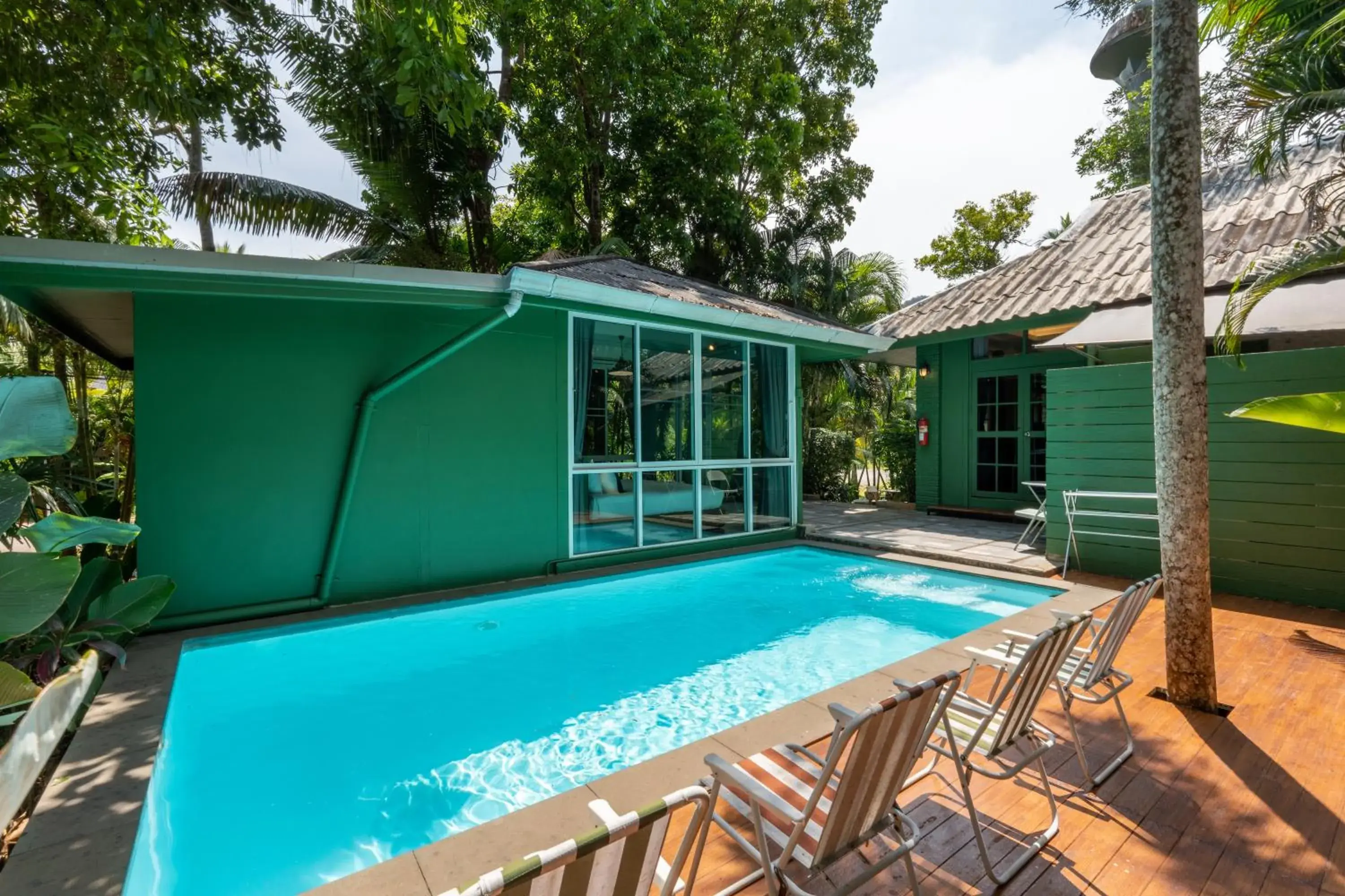 Pool view in Blu Monkey Pooltara Krabi Hotel & Villas Pet Friendly Pool view in Blu Monkey Pooltara Krabi Hotel & Villas Pet Friendly