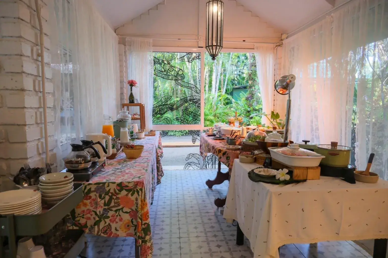 Buffet breakfast in Blu Monkey Pooltara Krabi Hotel & Villas Pet Friendly Buffet breakfast in Blu Monkey Pooltara Krabi Hotel & Villas Pet Friendly