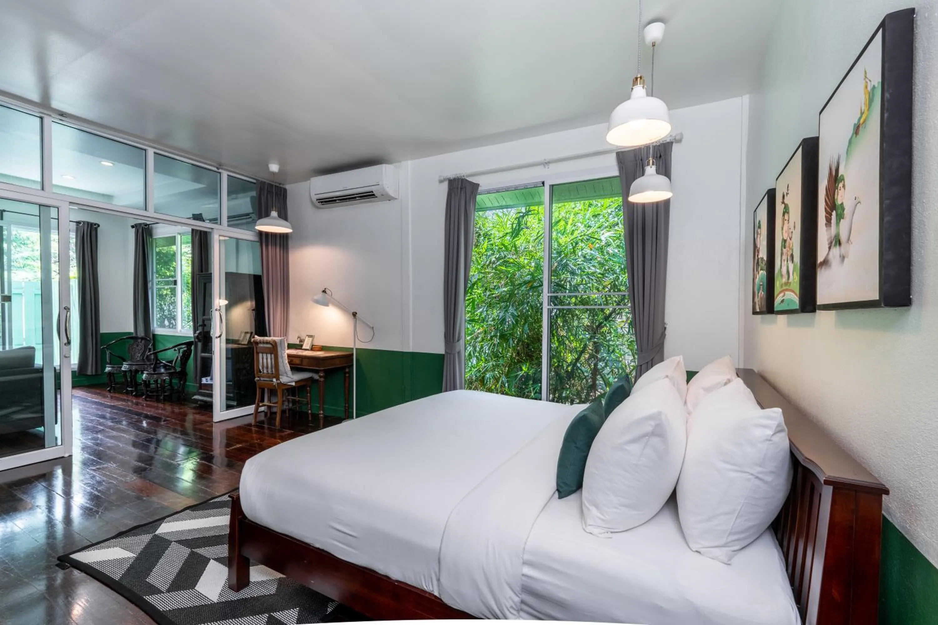 Bedroom, Bed in Blu Monkey Pooltara Krabi Hotel & Villas Pet Friendly