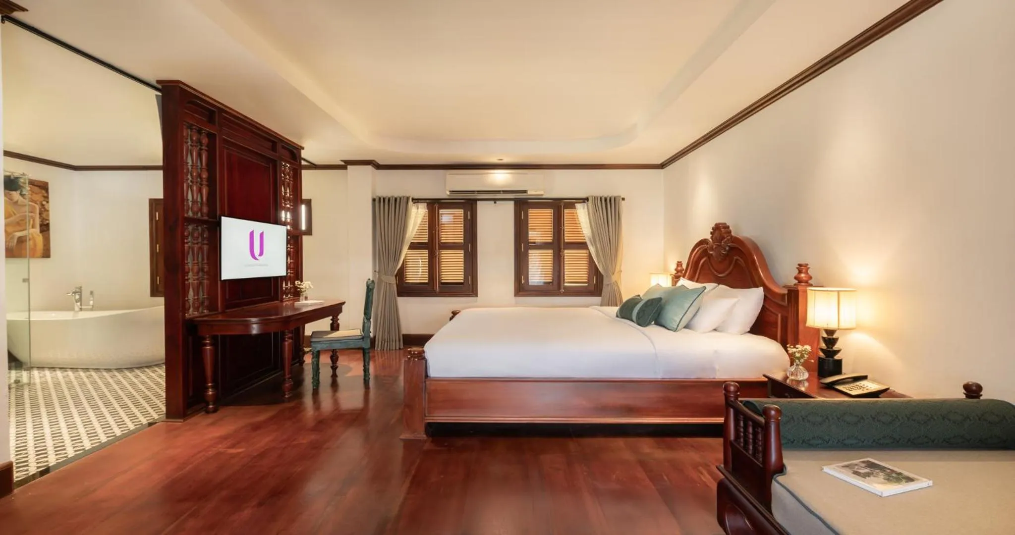 Bedroom, Bed in U Luang Prabang