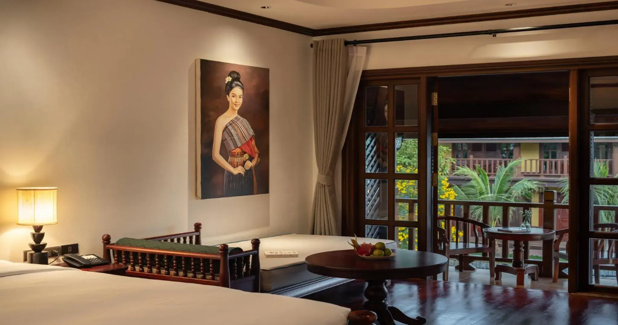 Seating area, Bed in U Luang Prabang Seating area, Bed in U Luang Prabang