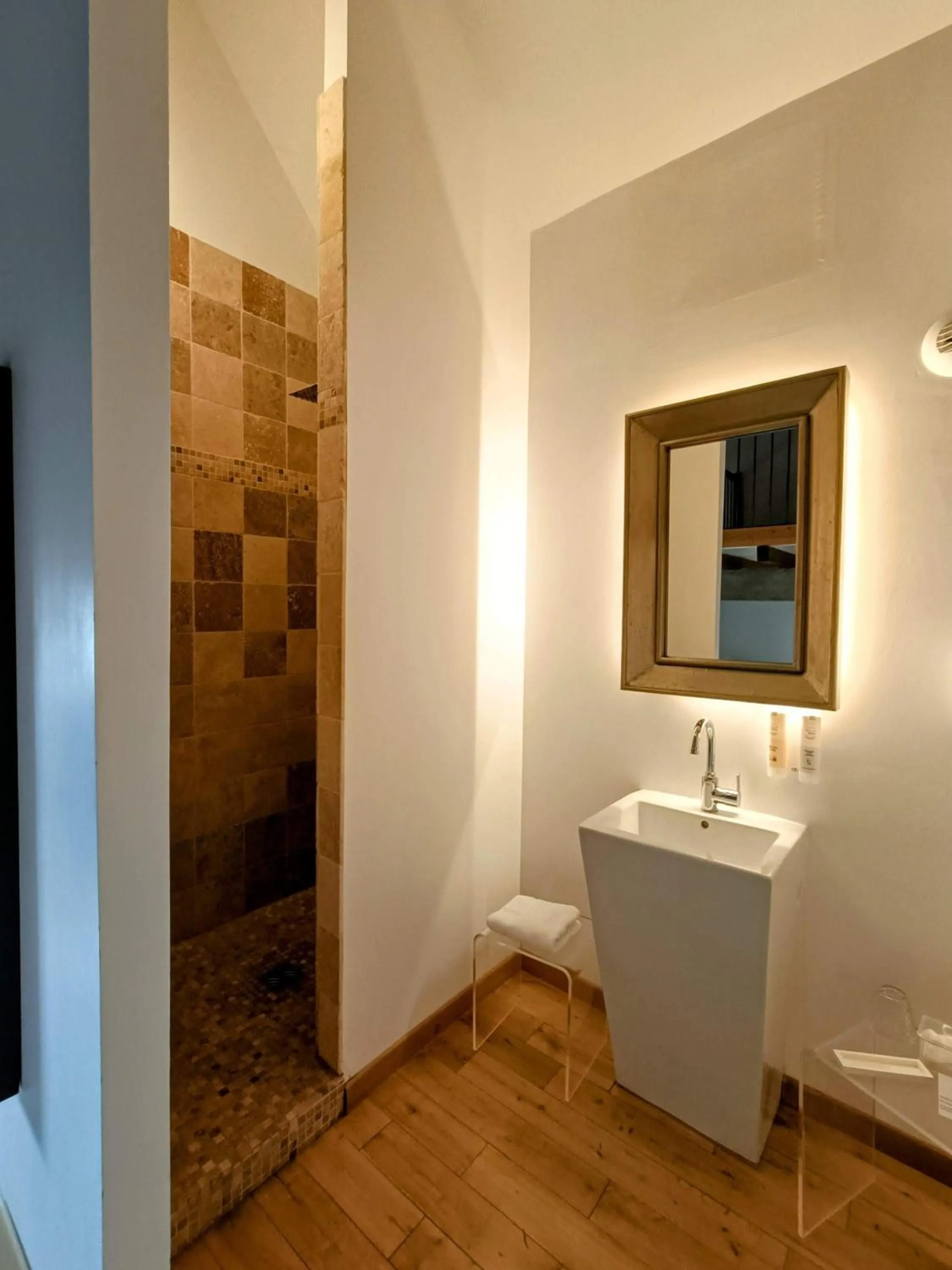 Shower in Les Chambres De La Renaissance