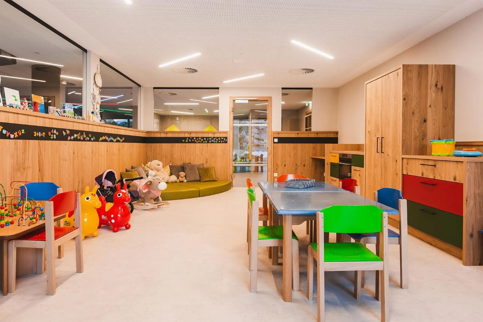 Children play ground in Hotel Fisserhof