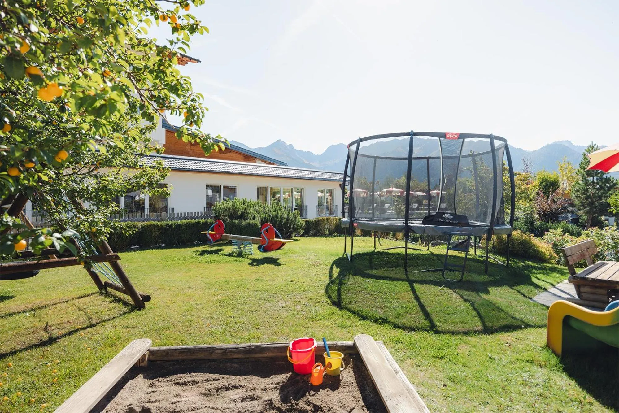 Children play ground in Hotel Fisserhof