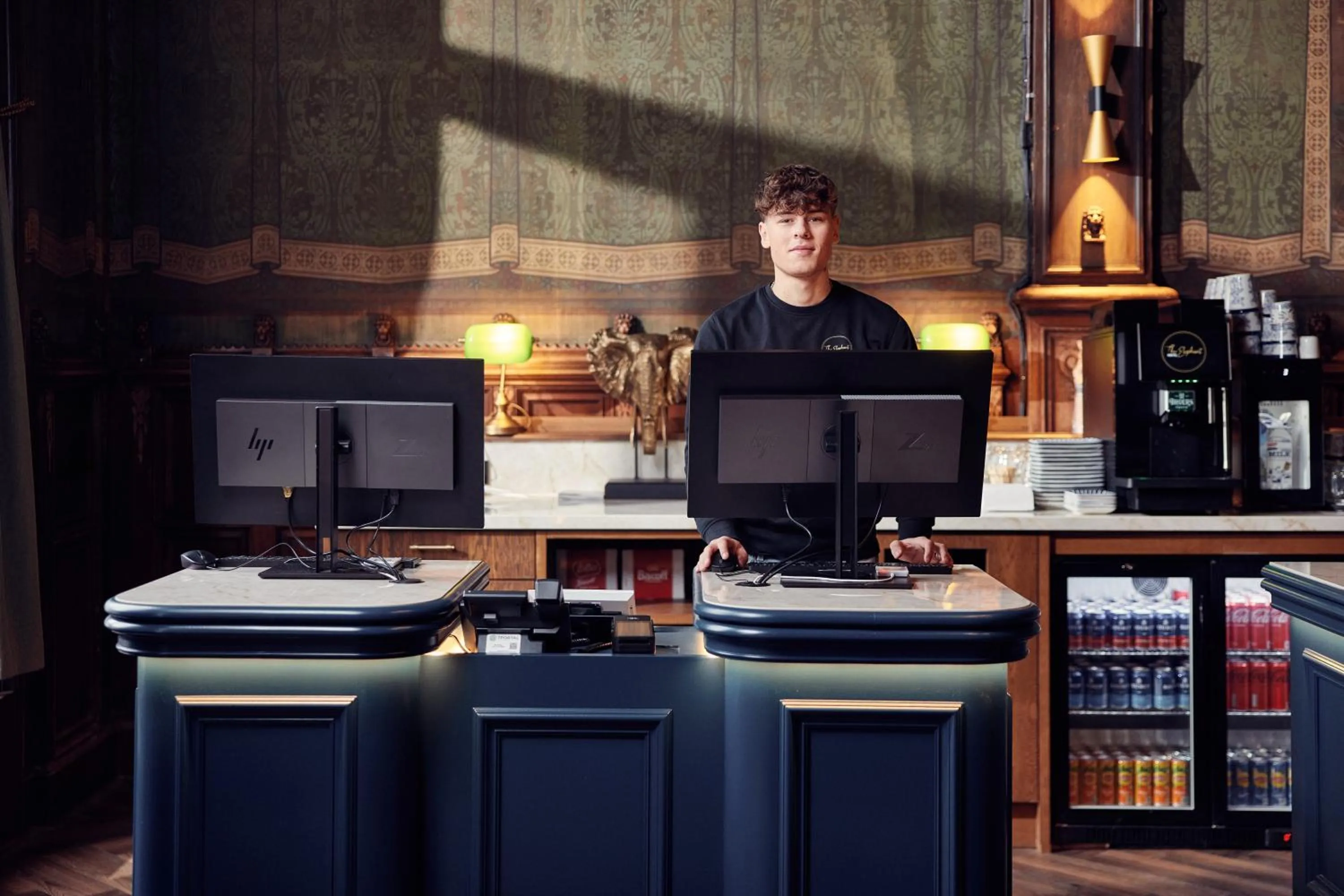 Staff in The Elephant Hostel